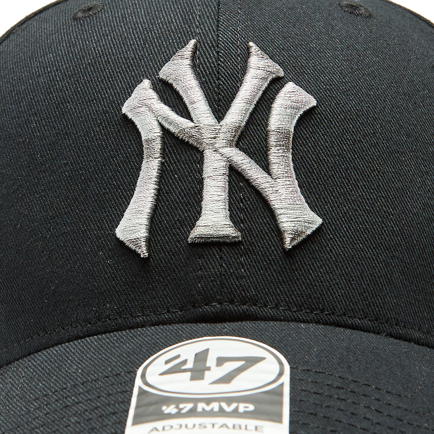 47 Brand Шапка с козирка MLB New York Yankees Retro Stripe Under 47 MVP B-RETMU17GWP-BK Черен - Pepit.bg