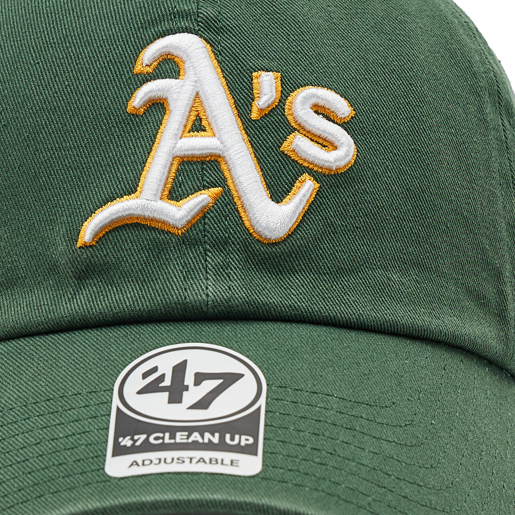 47 Brand Шапка с козирка Mlb Oakland Athletics B-RGW18GWS-DGE Зелен - Pepit.bg