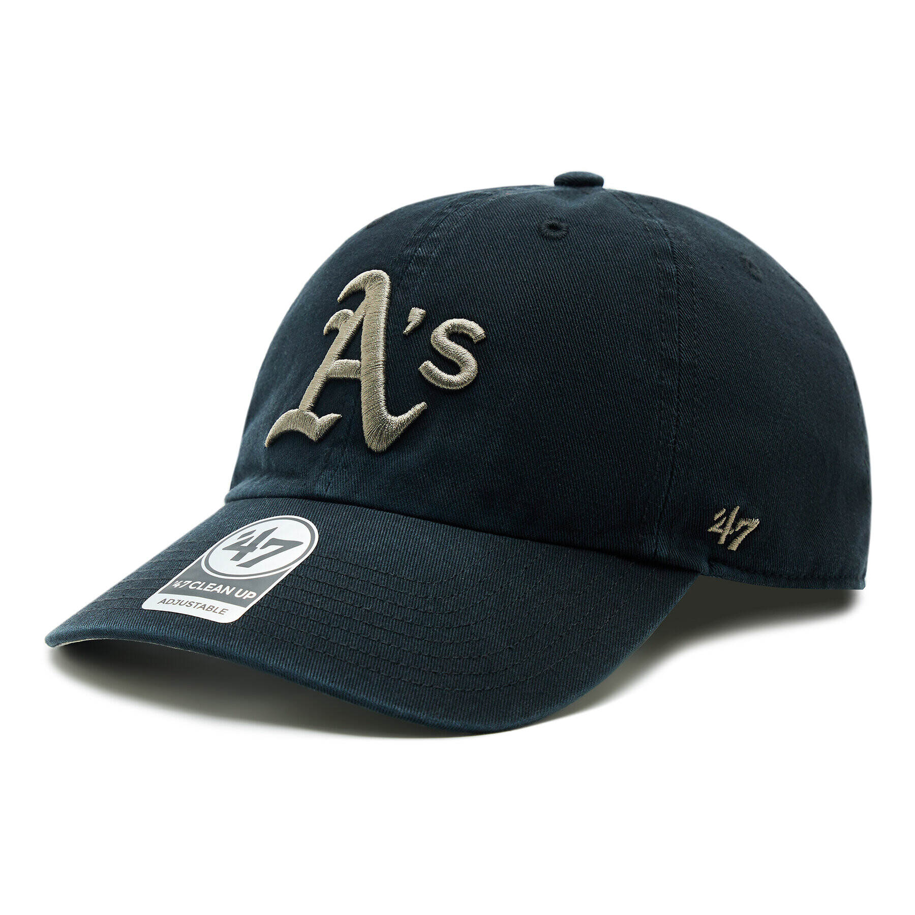 47 Brand Шапка с козирка MLB Oakland Athletics Ballpark Camo 47 CLEAN UP B-BPCAM18GWS-BK Черен - Pepit.bg