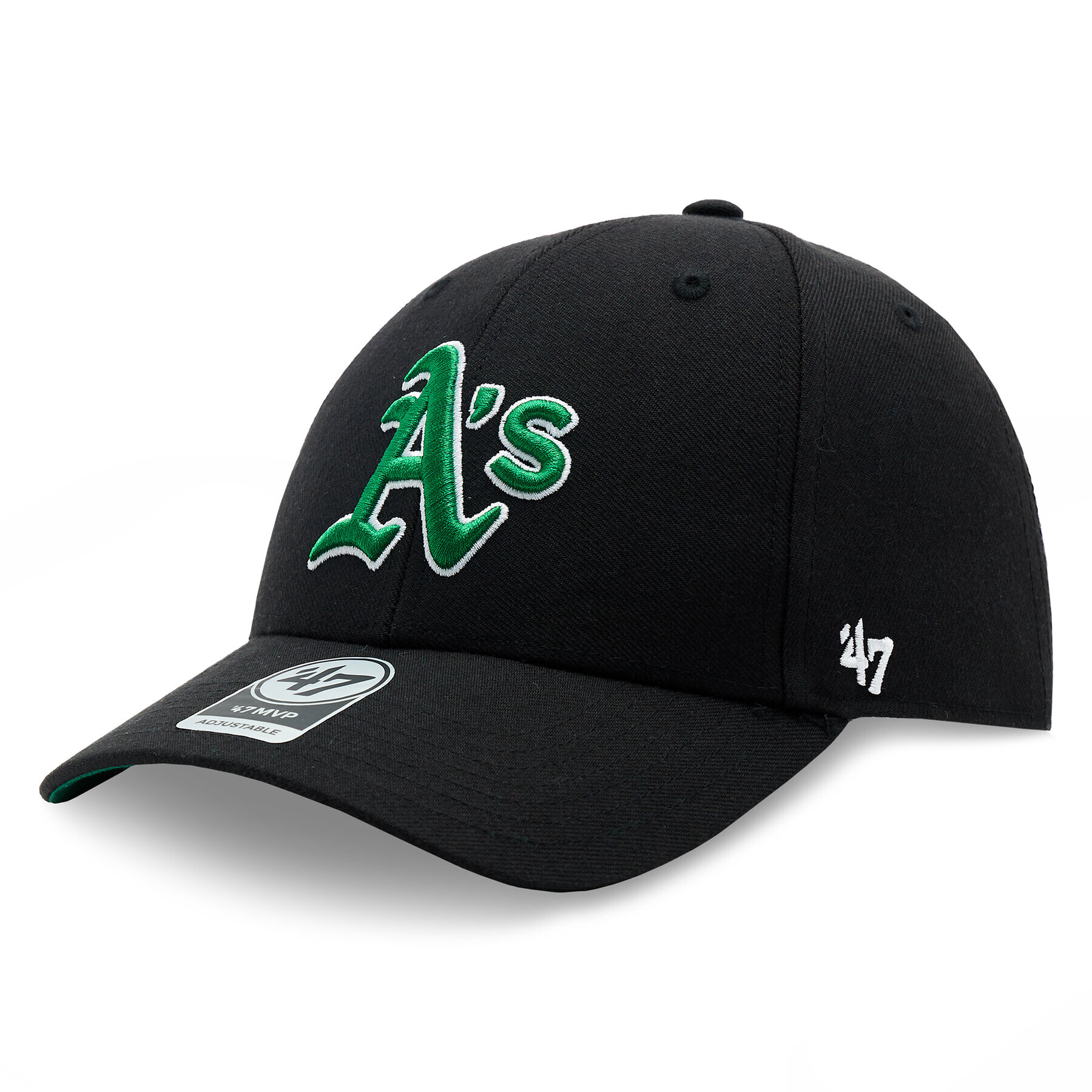 47 Brand Шапка с козирка MLB Oakland Athletics Sure Shot Snapback '47 MVP B-SUMVP18WBP-BKA Черен - Pepit.bg