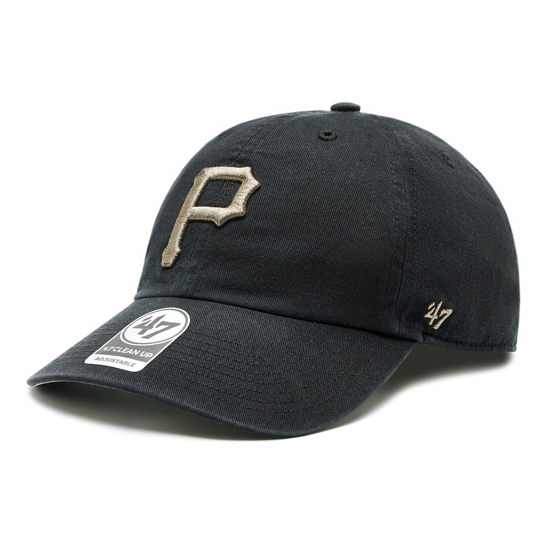 47 Brand Шапка с козирка MLB Pittsburgh Pirates Ballpark Camo 47 CLEAN UP B-BPCAM20GWS-BK Черен - Pepit.bg