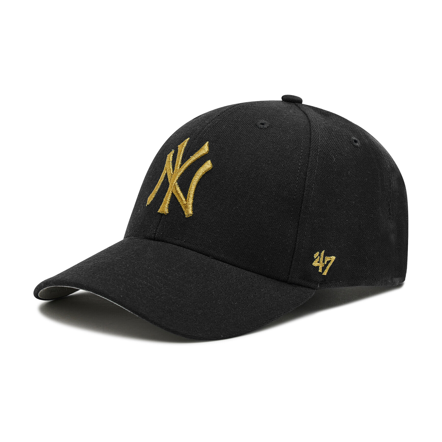 47 Brand Шапка с козирка New York Yankees B-MTLCS17WBP-BK Черен - Pepit.bg