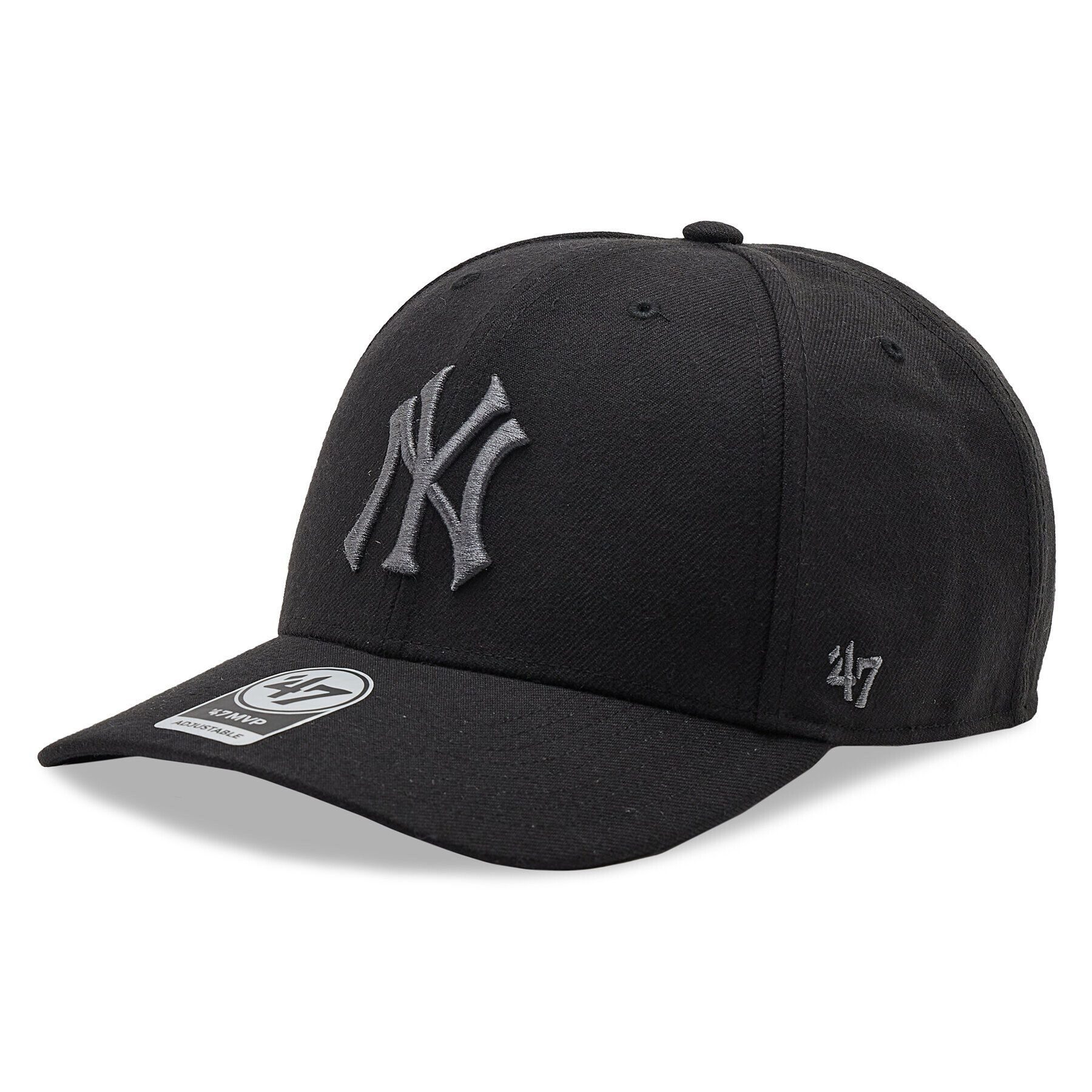 47 Brand Шапка с козирка New York Yankees B-MVPSP17WBP-BKAH Черен - Pepit.bg