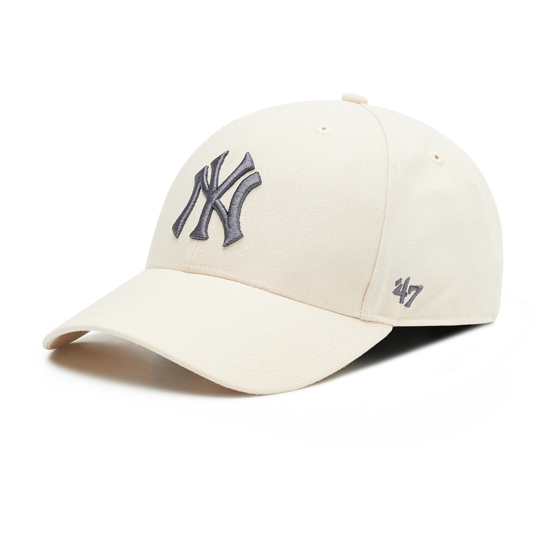 47 Brand Шапка с козирка New York Yankees B-MVPSP17WBP-NTQ Бежов - Pepit.bg