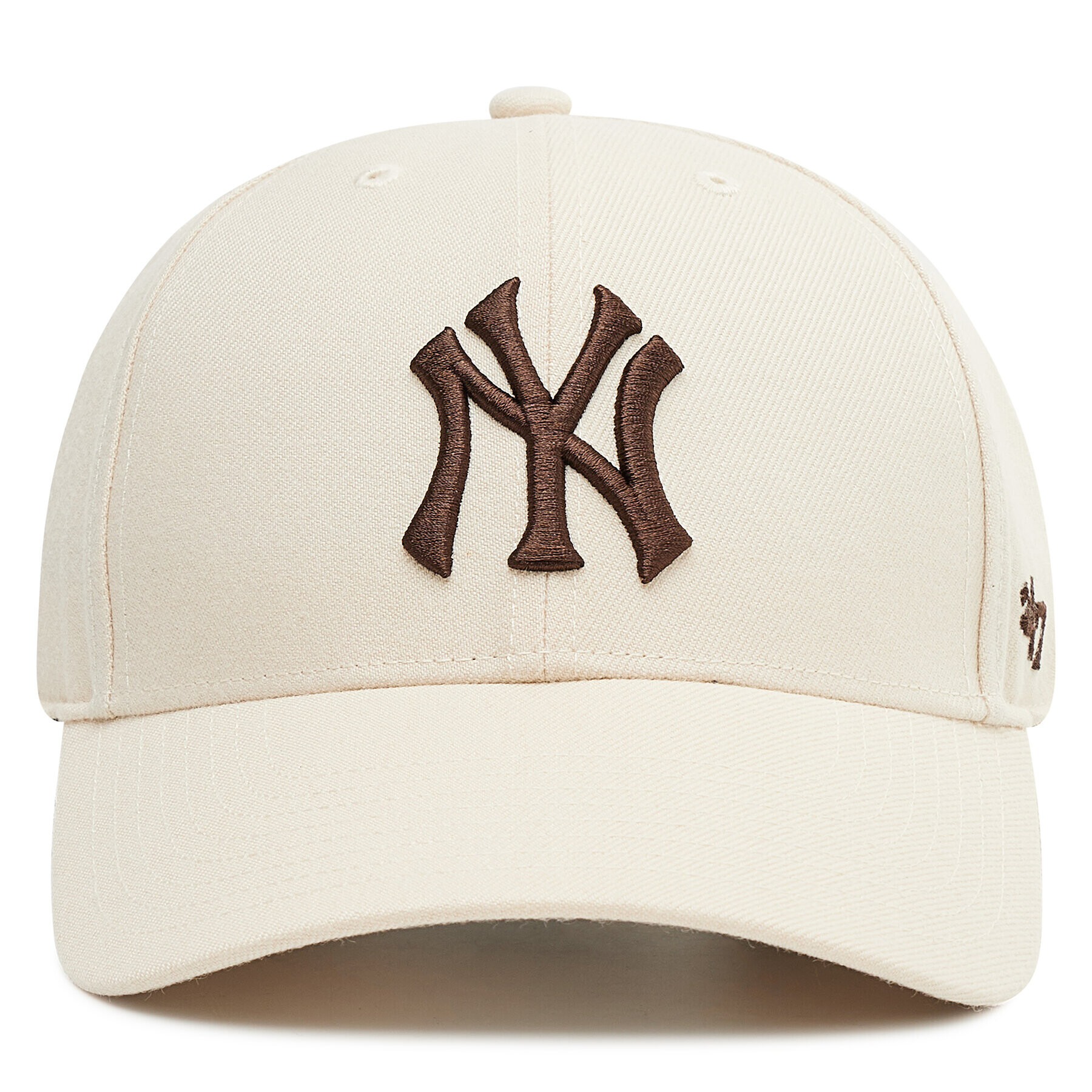 47 Brand Шапка с козирка New York Yankees B-MVPSP17WBP-NTV Бежов - Pepit.bg