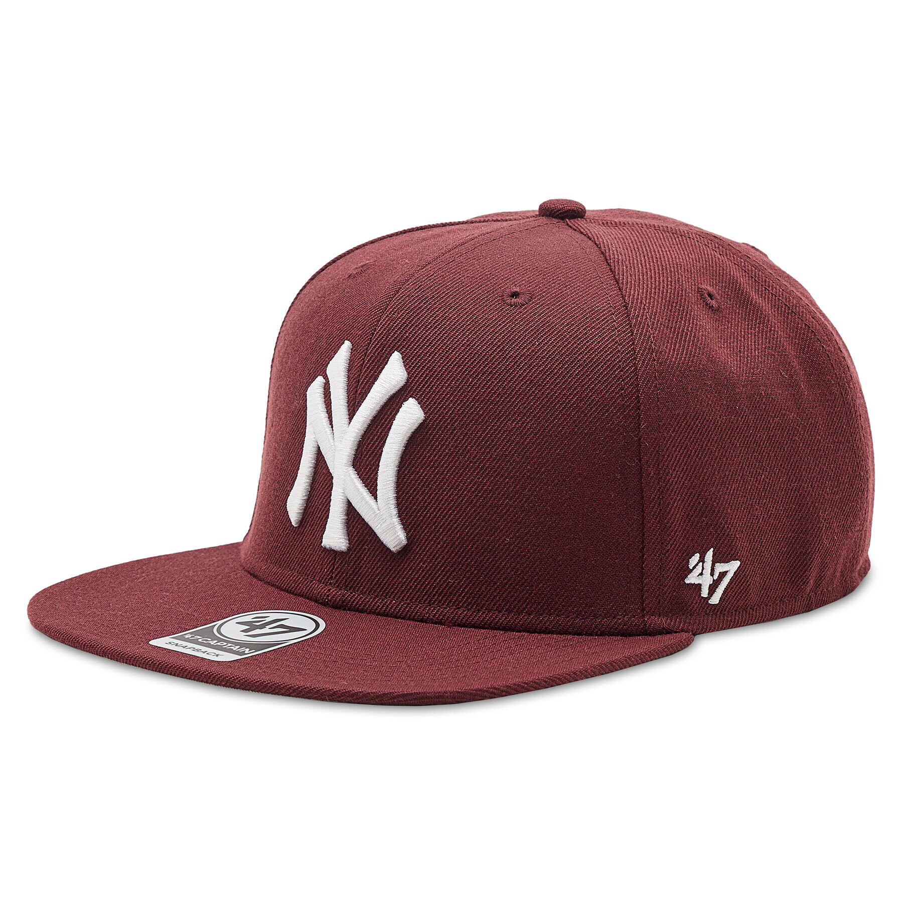 47 Brand Шапка с козирка New York Yankees B-NSHOT17WBP-KM Бордо - Pepit.bg