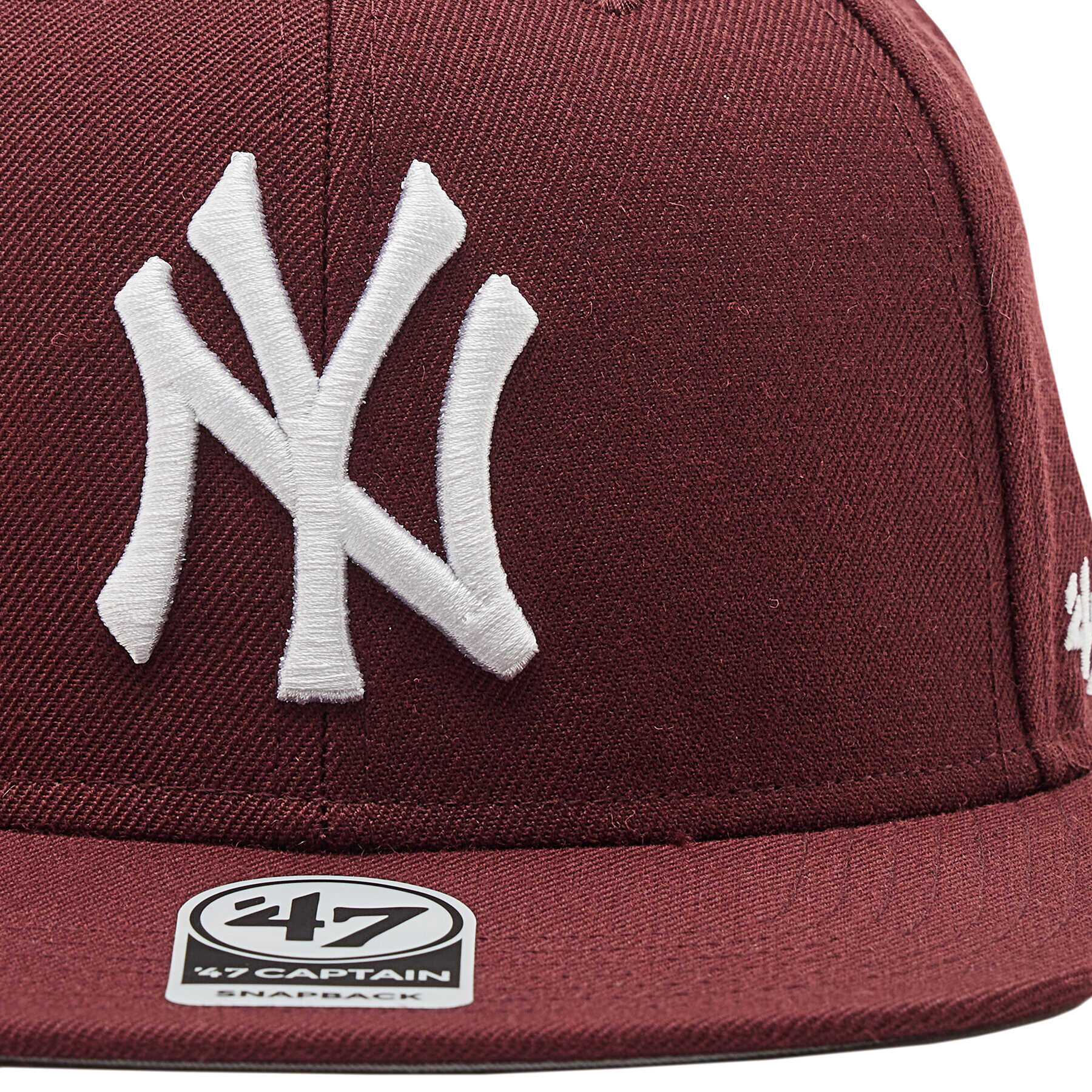 47 Brand Шапка с козирка New York Yankees B-NSHOT17WBP-KM Бордо - Pepit.bg