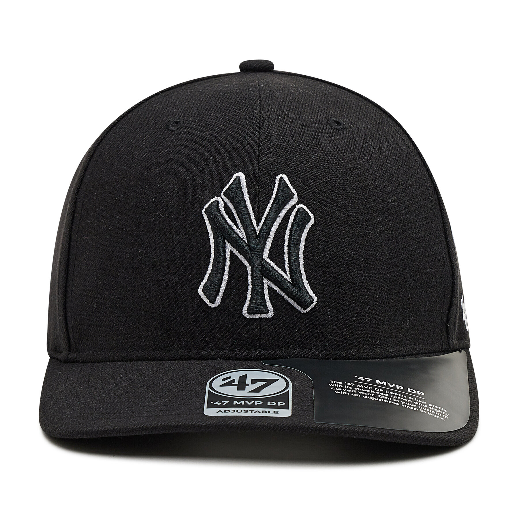 47 Brand Шапка с козирка New York Yankees Cold Zone '47 B-CLZOE17WBP-BKB Черен - Pepit.bg