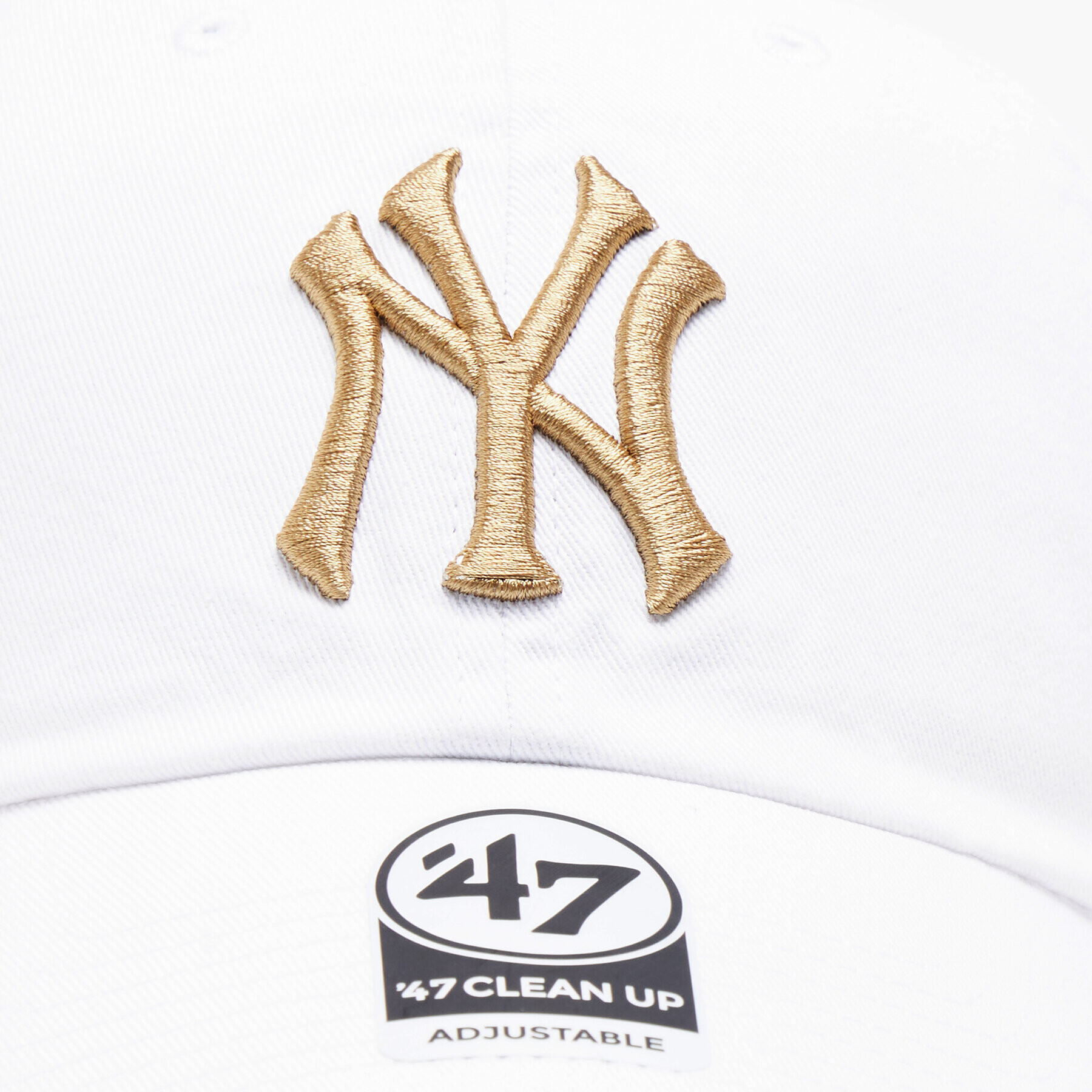 47 Brand Шапка с козирка New York Yankees MLB Clean Up B-NLRGW17GWS Бял - Pepit.bg