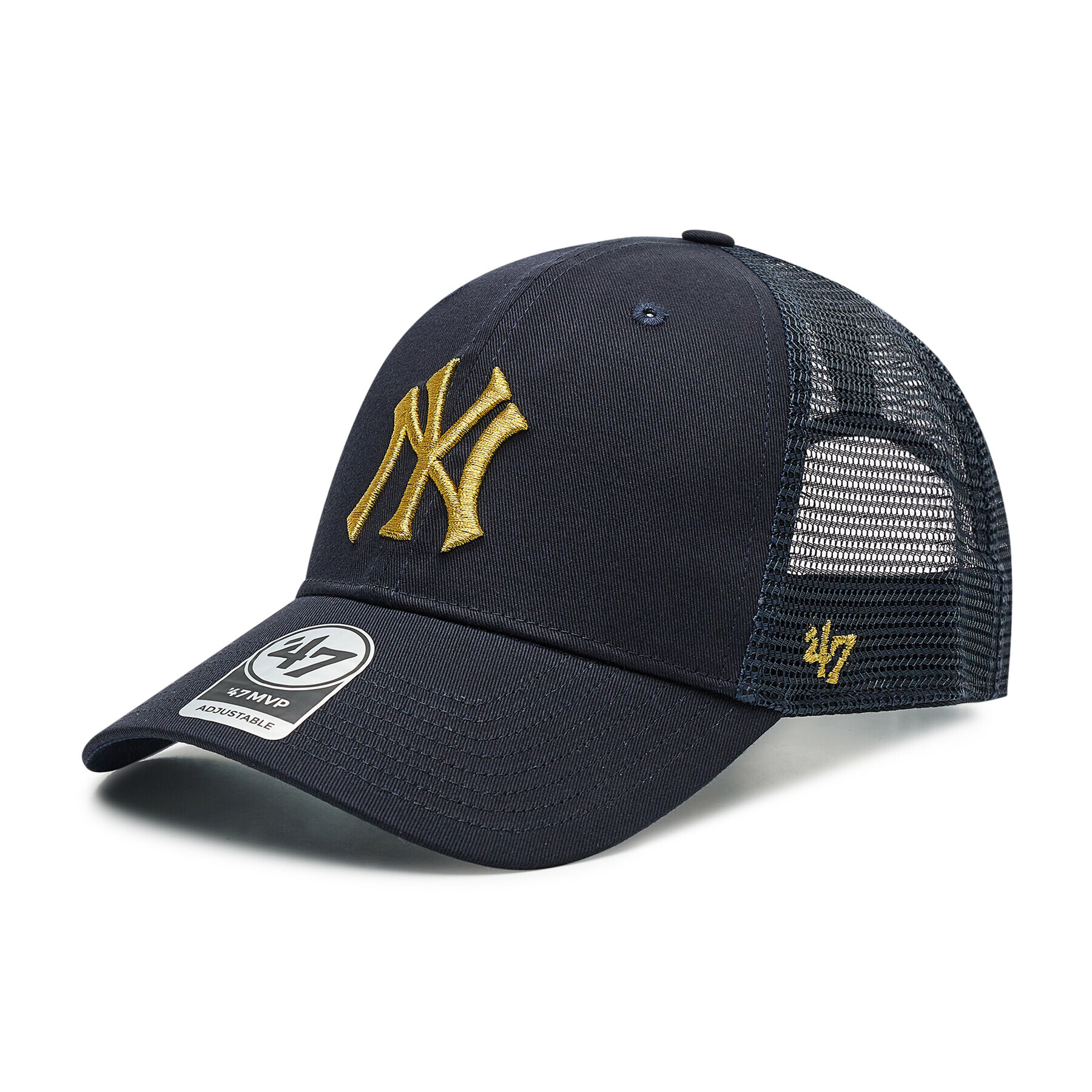 47 Brand Шапка с козирка New York Yankees Trucker B-BRMTL17CTP-NY Тъмносин - Pepit.bg