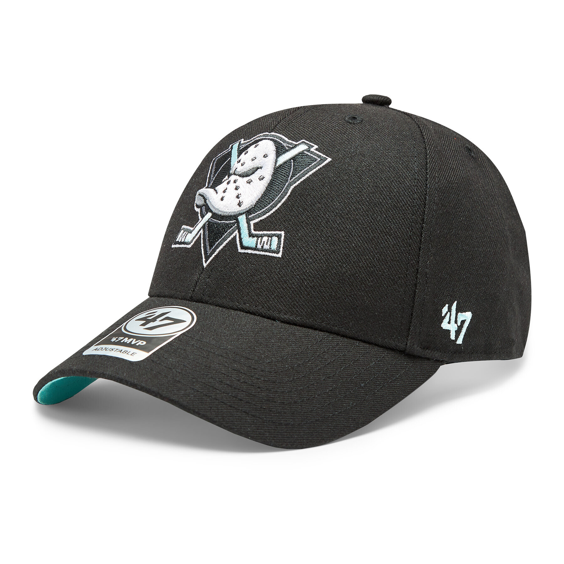 47 Brand Шапка с козирка NHL Anaheim Ducks Sure Shot Snapback '47 MVP HVIN-SUMVP25WBP-BK93 Черен - Pepit.bg