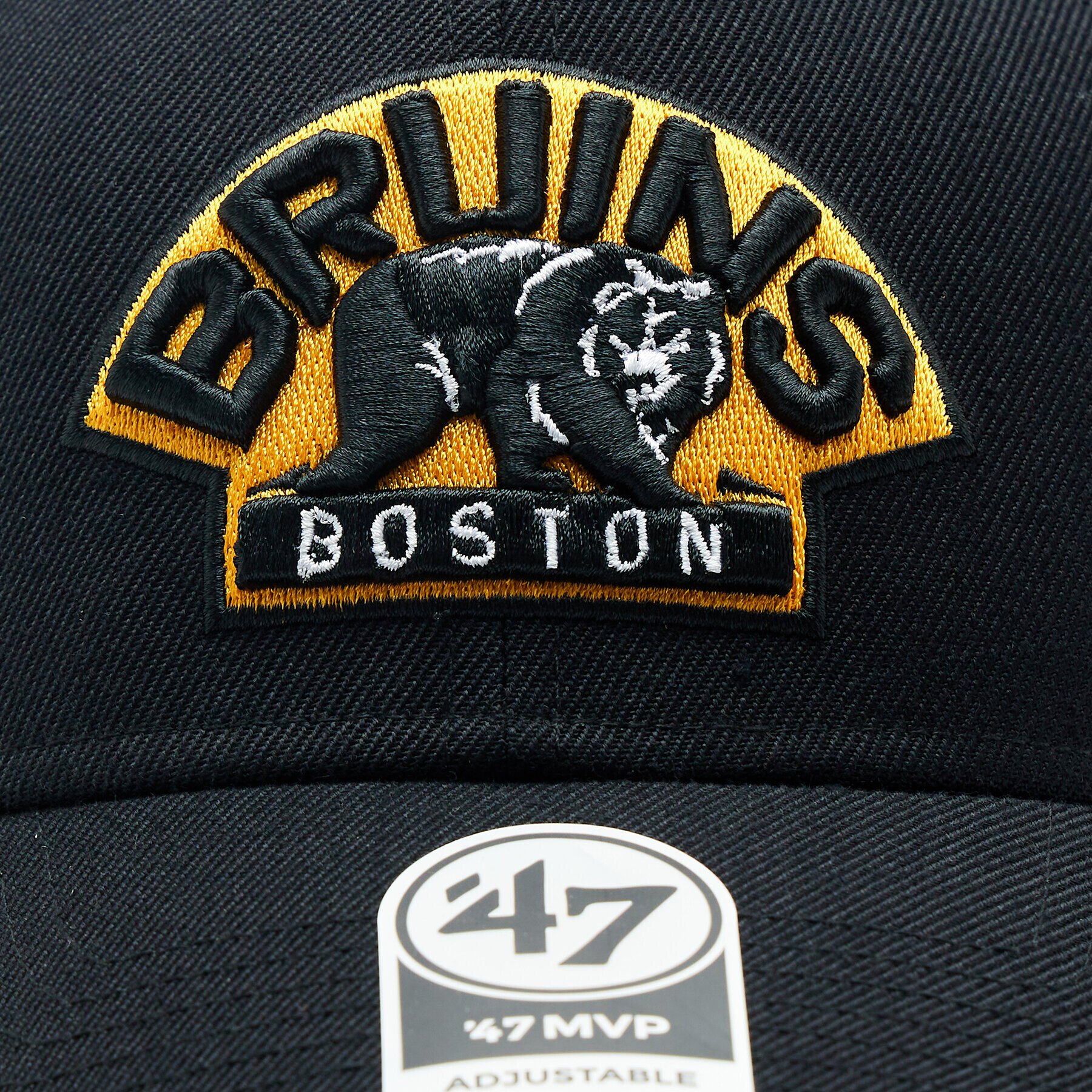 47 Brand Шапка с козирка NHL Boston Bruins '47 MVP H-MVP01WBV-BKE Черен - Pepit.bg