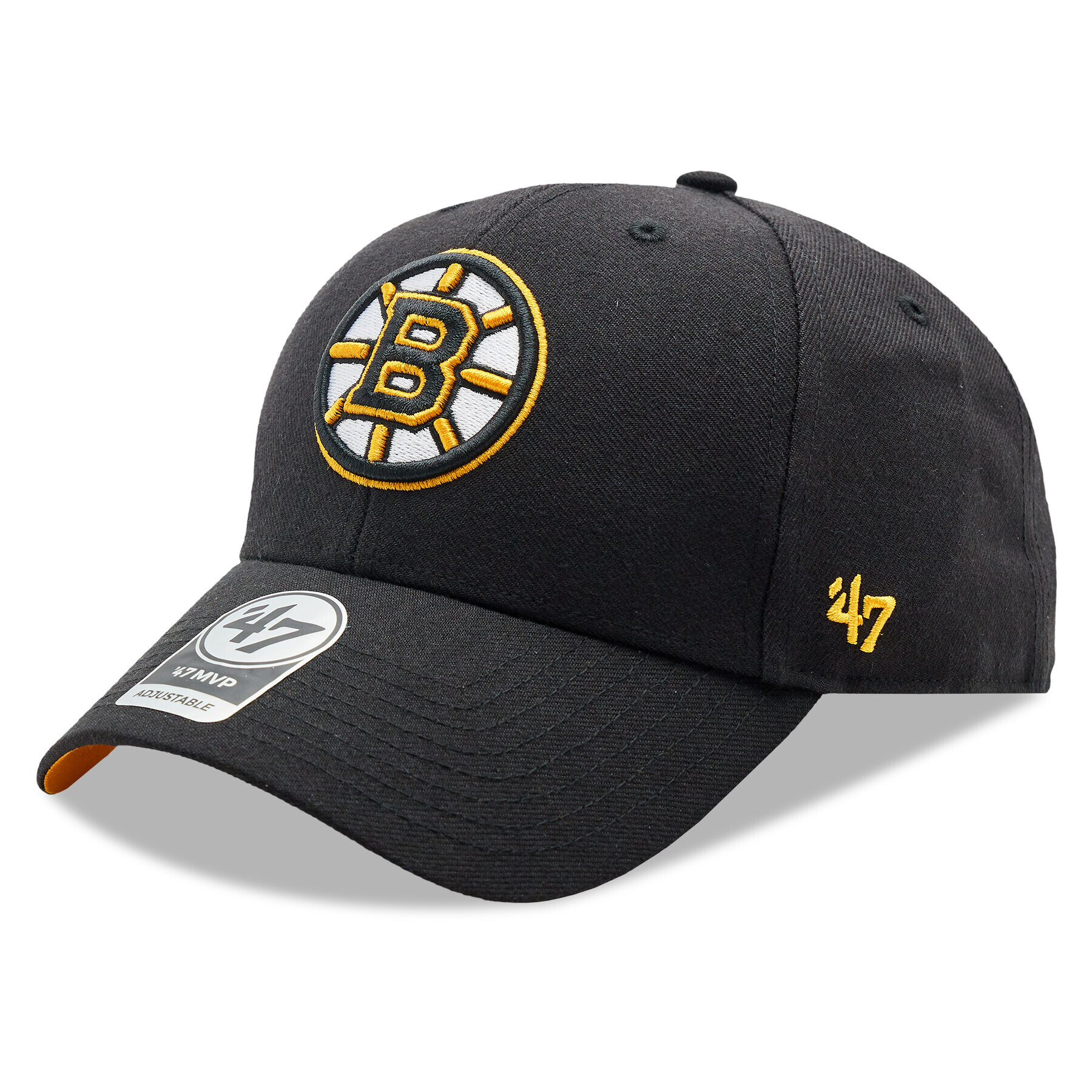 47 Brand Шапка с козирка NHL Boston Bruins Ballpark Snap '47 MVP H-BLPMS01WBP-BK Черен - Pepit.bg