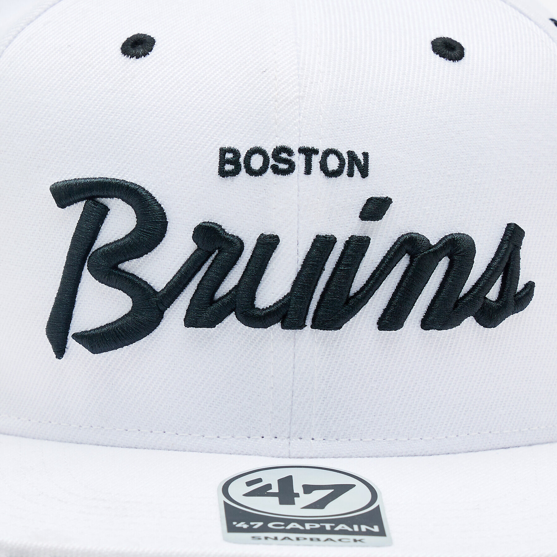 47 Brand Шапка с козирка NHL Boston Bruins Crosstown Pop '47 CAPTAIN H-CRSPP01WBP-WH Бял - Pepit.bg