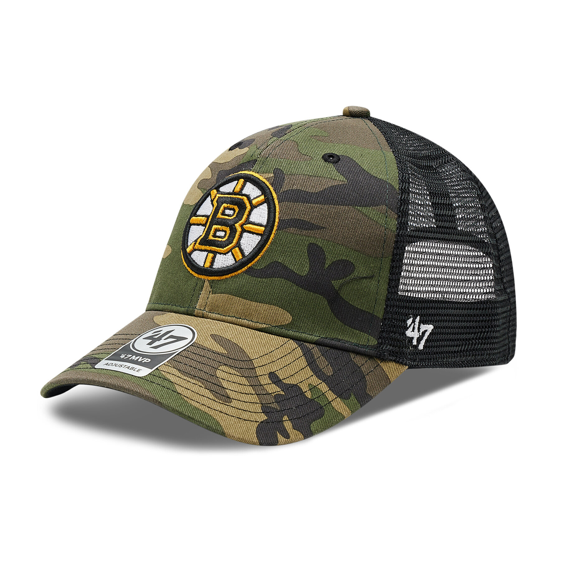 47 Brand Шапка с козирка Nhl Boston Bruins Trucker H-CBRAN01GWP-CM Зелен - Pepit.bg