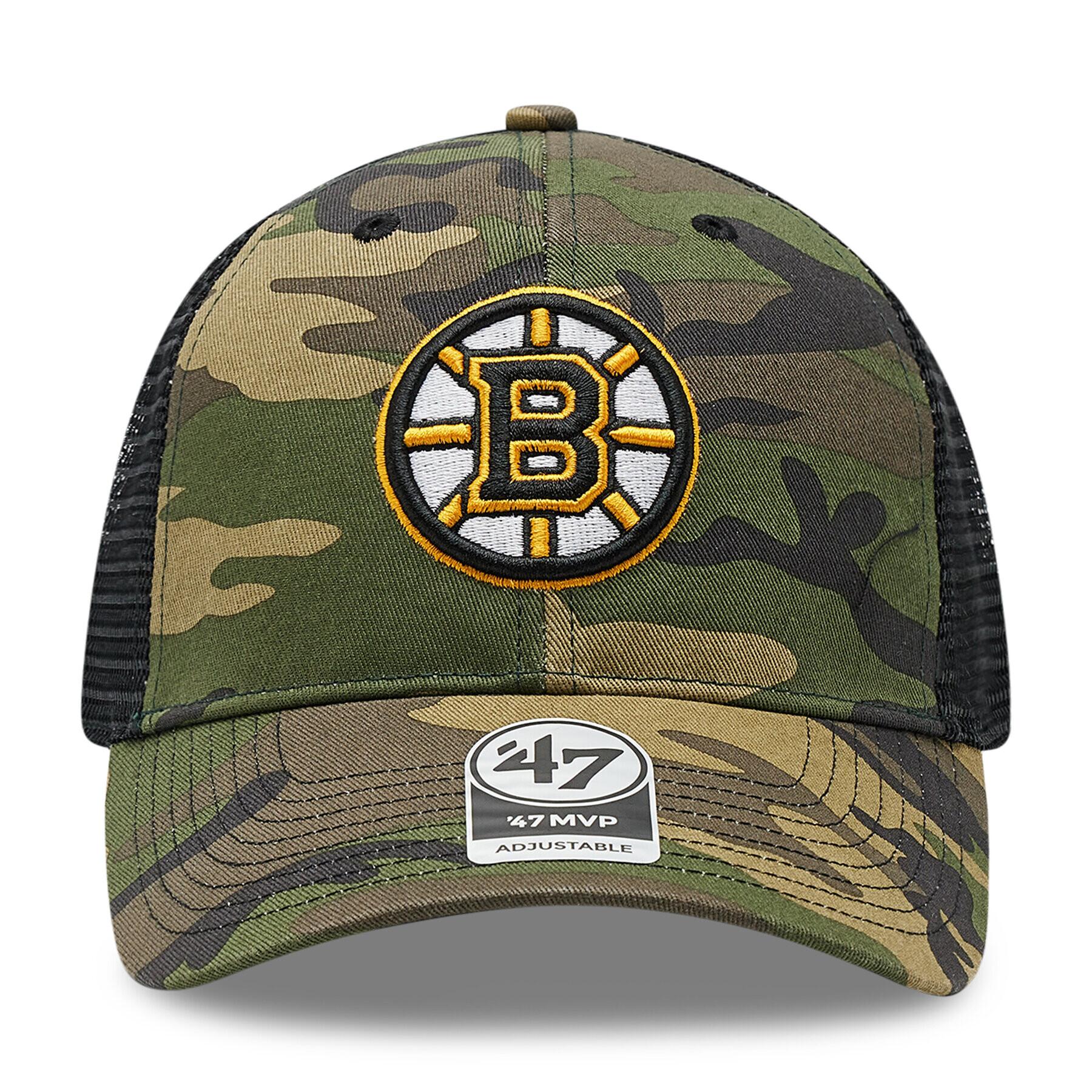 47 Brand Шапка с козирка Nhl Boston Bruins Trucker H-CBRAN01GWP-CM Зелен - Pepit.bg