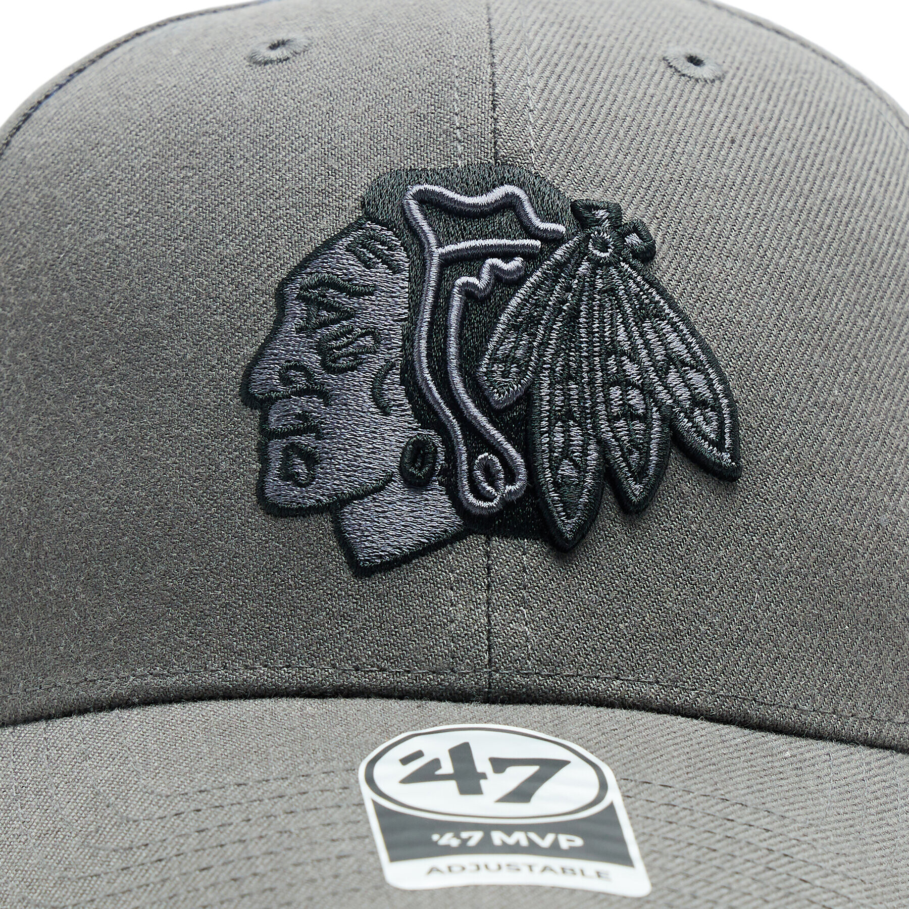 47 Brand Шапка с козирка NHL Chicago Blackhawks '47 MVP SNAPBACK H-MVPSP04WBP-CCA Сив - Pepit.bg