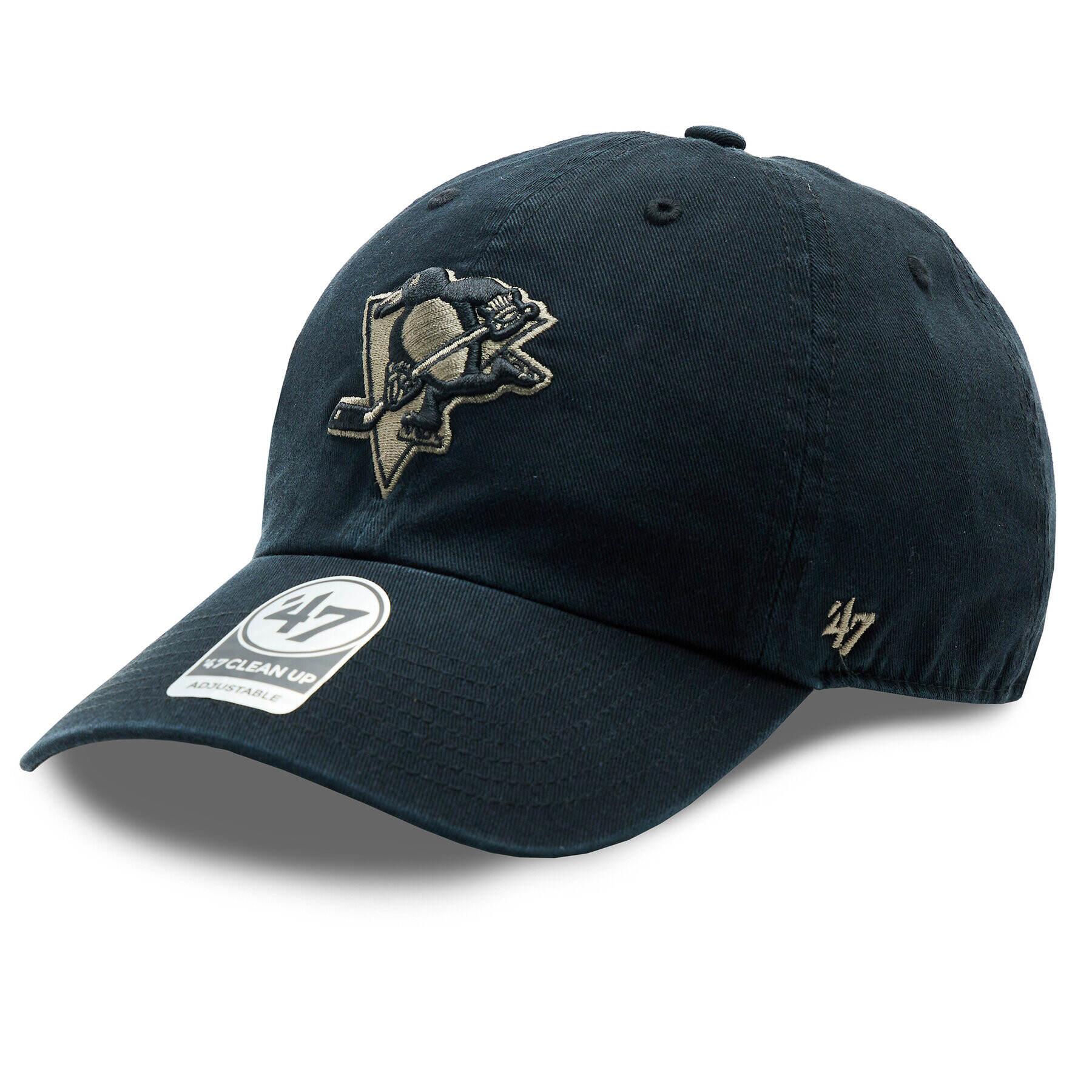 47 Brand Шапка с козирка NHL Pittsburgh Penguins Ballpark Camo '47 CLEAN UP H-BPCAM15GWS-BK Черен - Pepit.bg