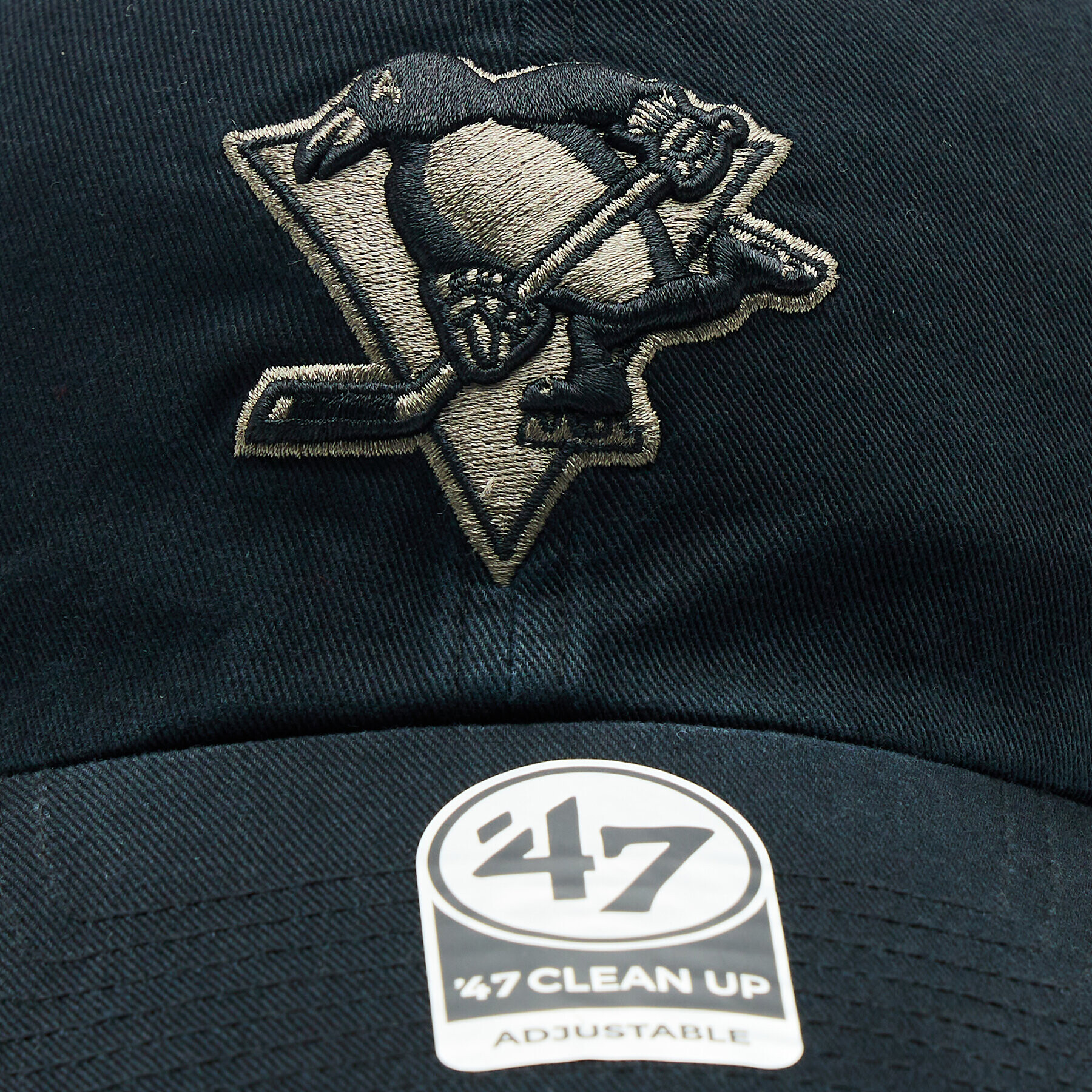 47 Brand Шапка с козирка NHL Pittsburgh Penguins Ballpark Camo '47 CLEAN UP H-BPCAM15GWS-BK Черен - Pepit.bg