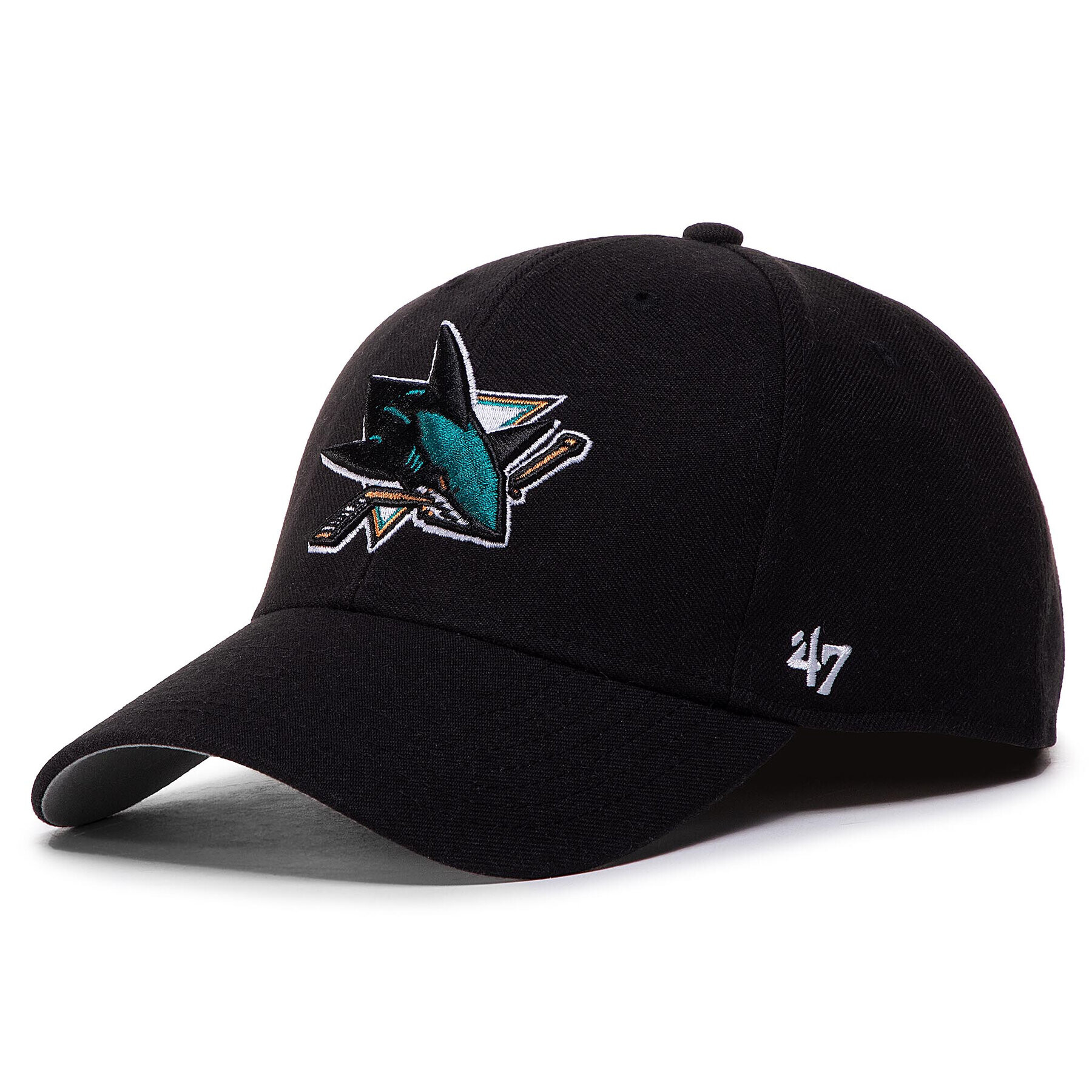 47 Brand Шапка с козирка Nhl San Jose Sharks '47 Mvp H-MVP22WBV-BK Черен - Pepit.bg