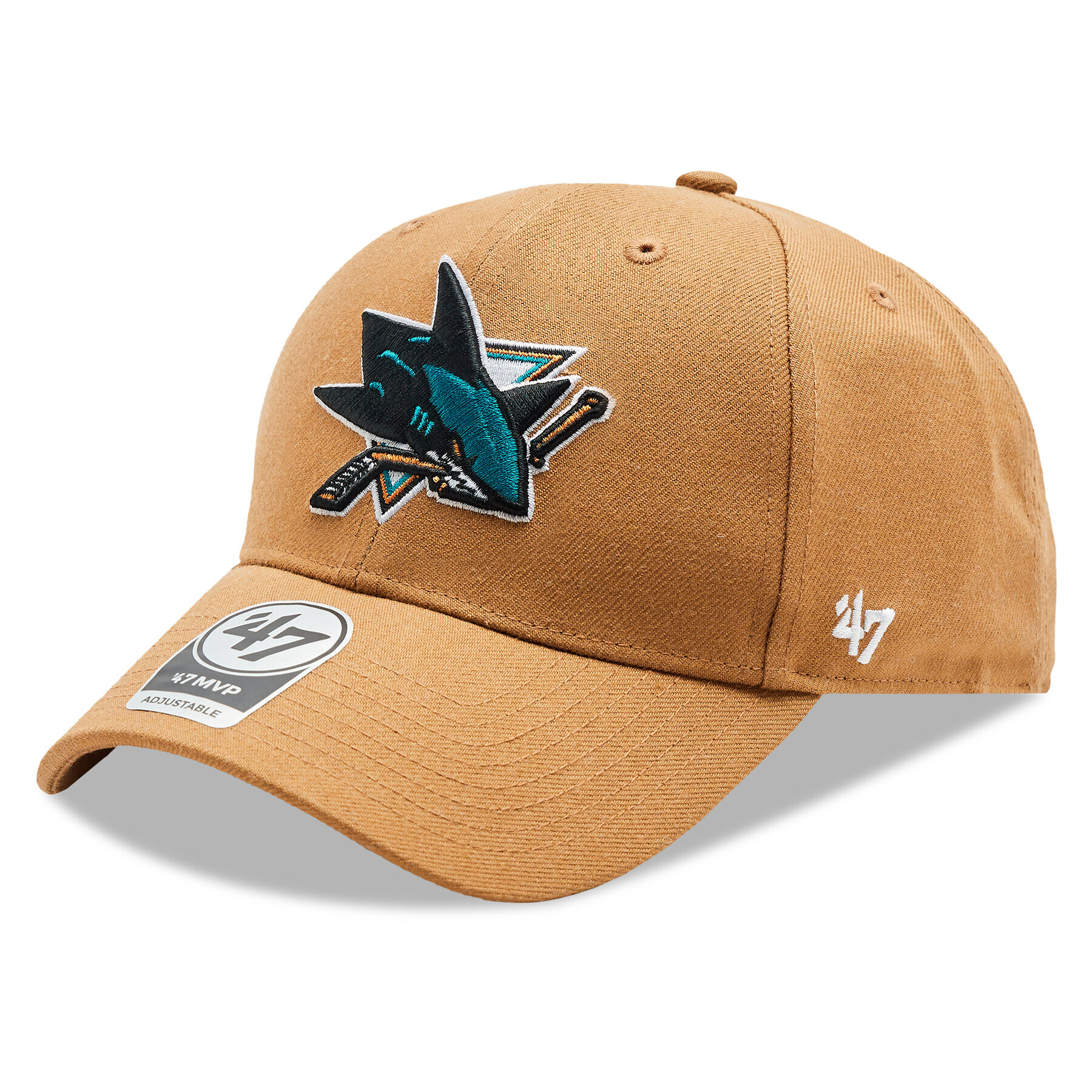 47 Brand Шапка с козирка NHL San Jose Sharks '47 MVP SNAPBACK H-MVPSP22WBP-QL Кафяв - Pepit.bg