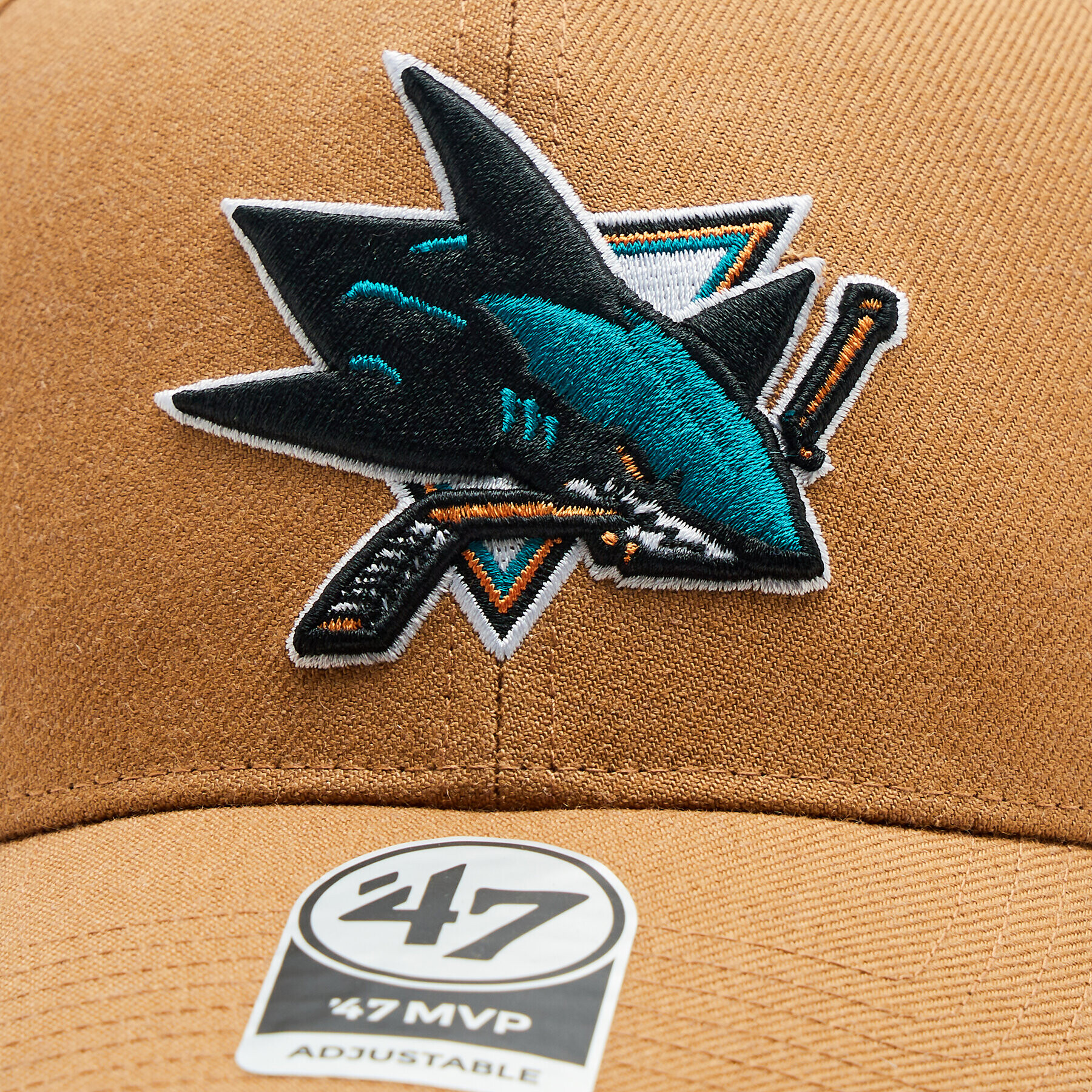 47 Brand Шапка с козирка NHL San Jose Sharks '47 MVP SNAPBACK H-MVPSP22WBP-QL Кафяв - Pepit.bg