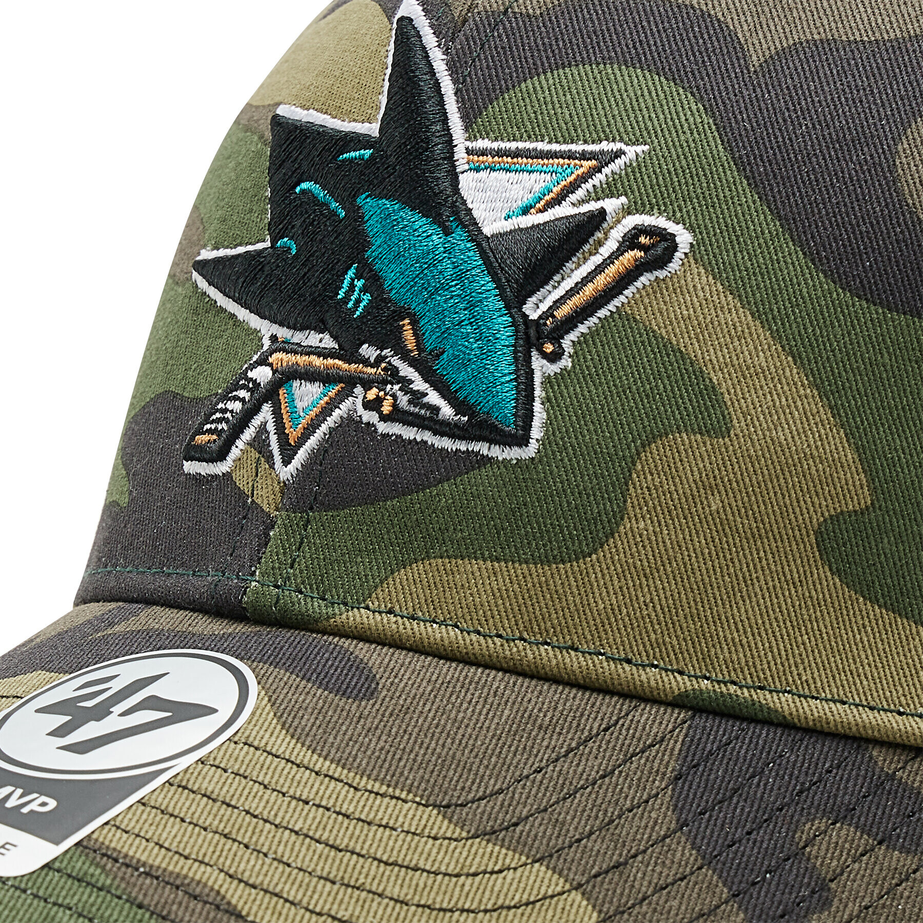 47 Brand Шапка с козирка Nhl San Jose Sharks Trucker H-CBRAN22GWP-CM Зелен - Pepit.bg