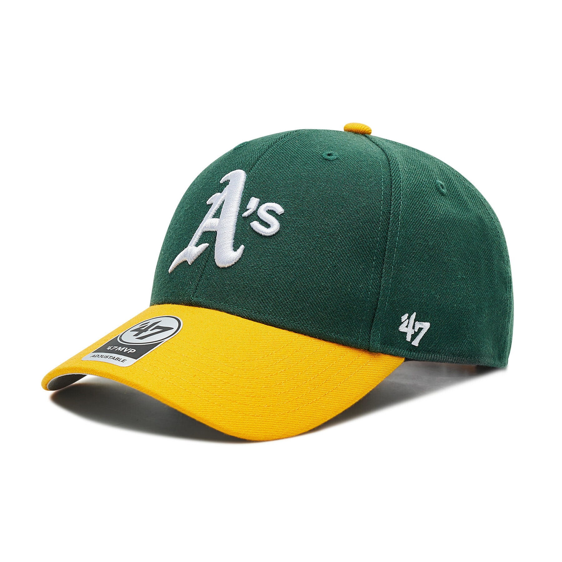 47 Brand Шапка с козирка Oakland Athletics BCWS-SUMTT18WBP-DG88 Зелен - Pepit.bg