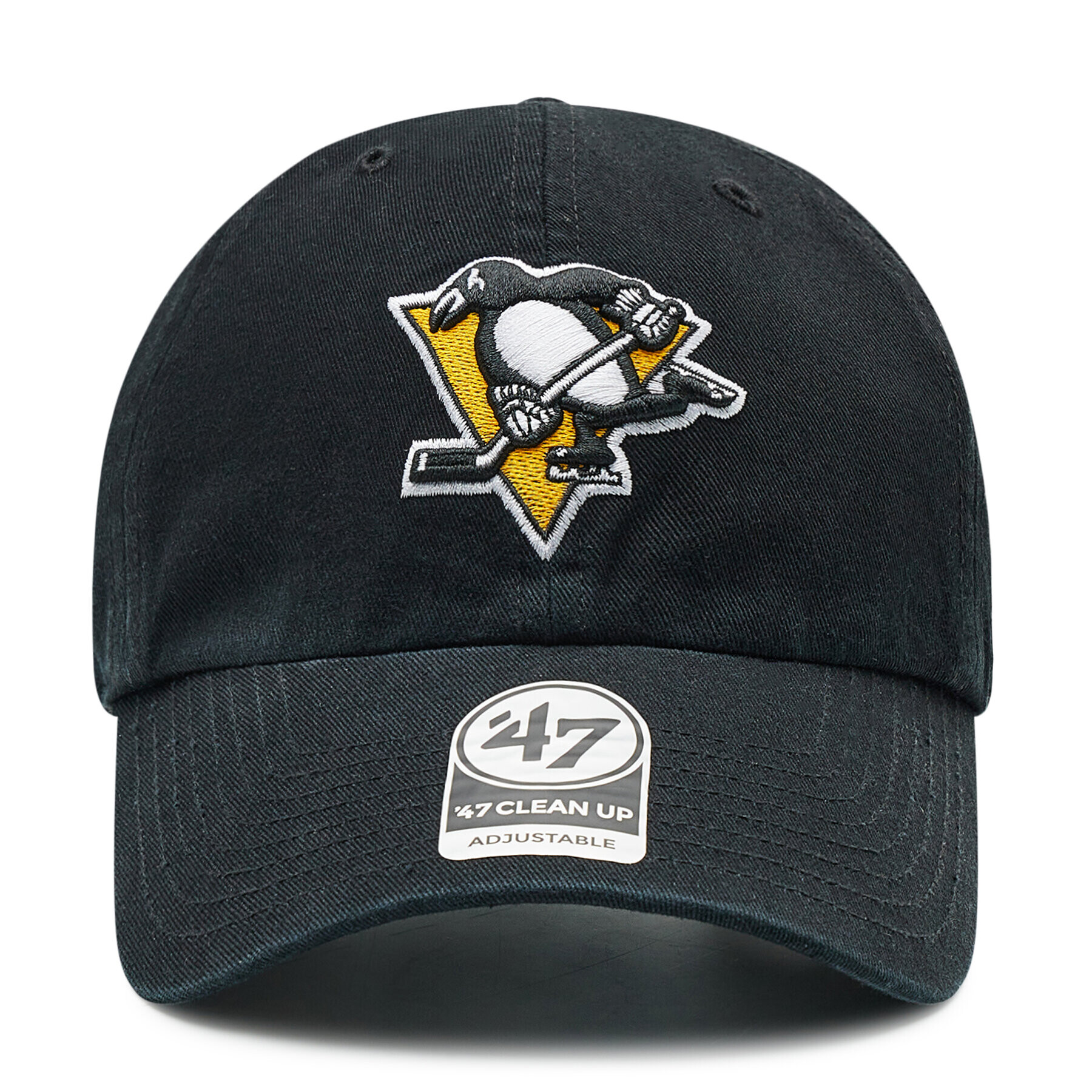 47 Brand Шапка с козирка Pittsburgh Penguins '47 Clean Up H-RGW15GWS-BKB Черен - Pepit.bg