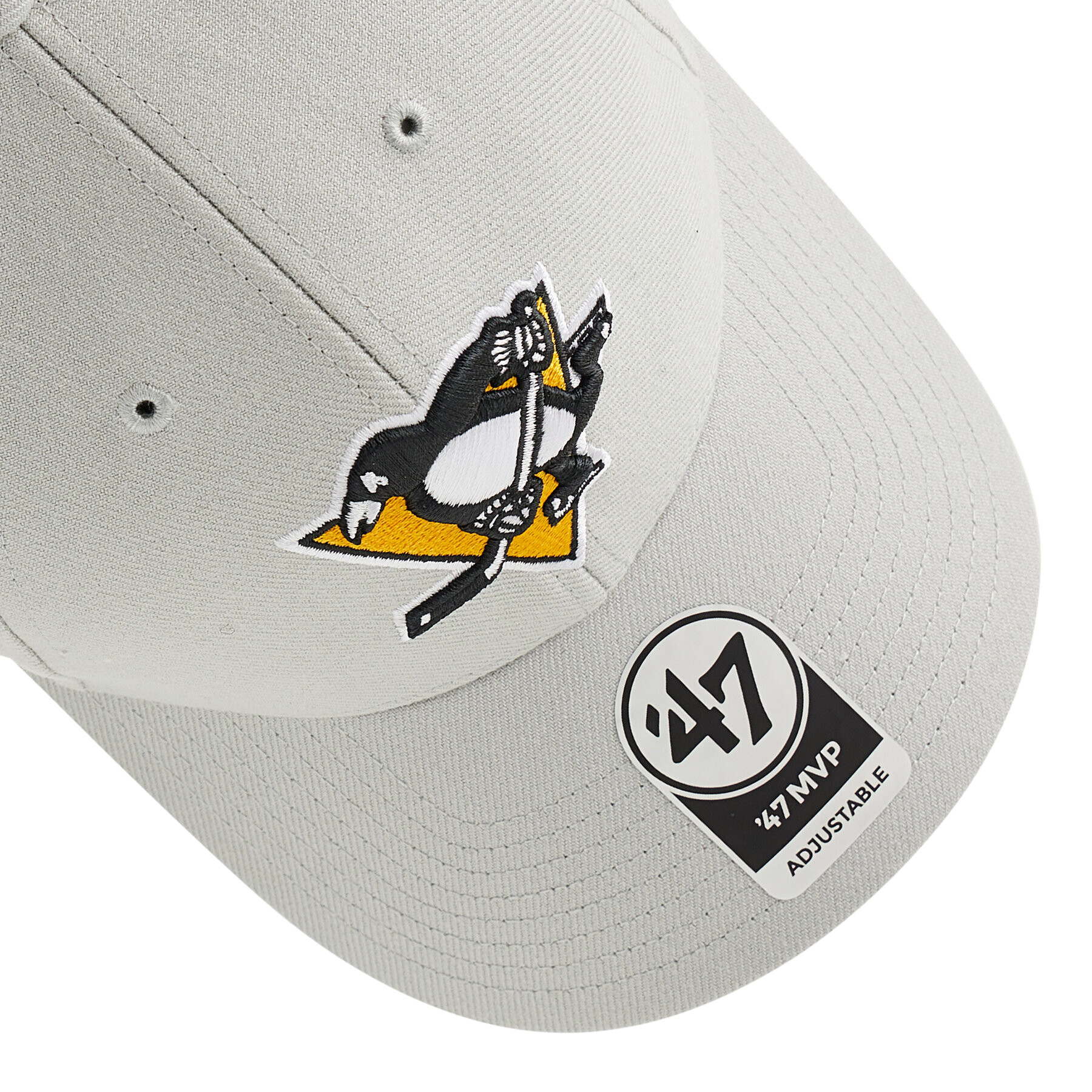 47 Brand Шапка с козирка Pittsburgh Penguins H-MVP15WBV-GY Сив - Pepit.bg