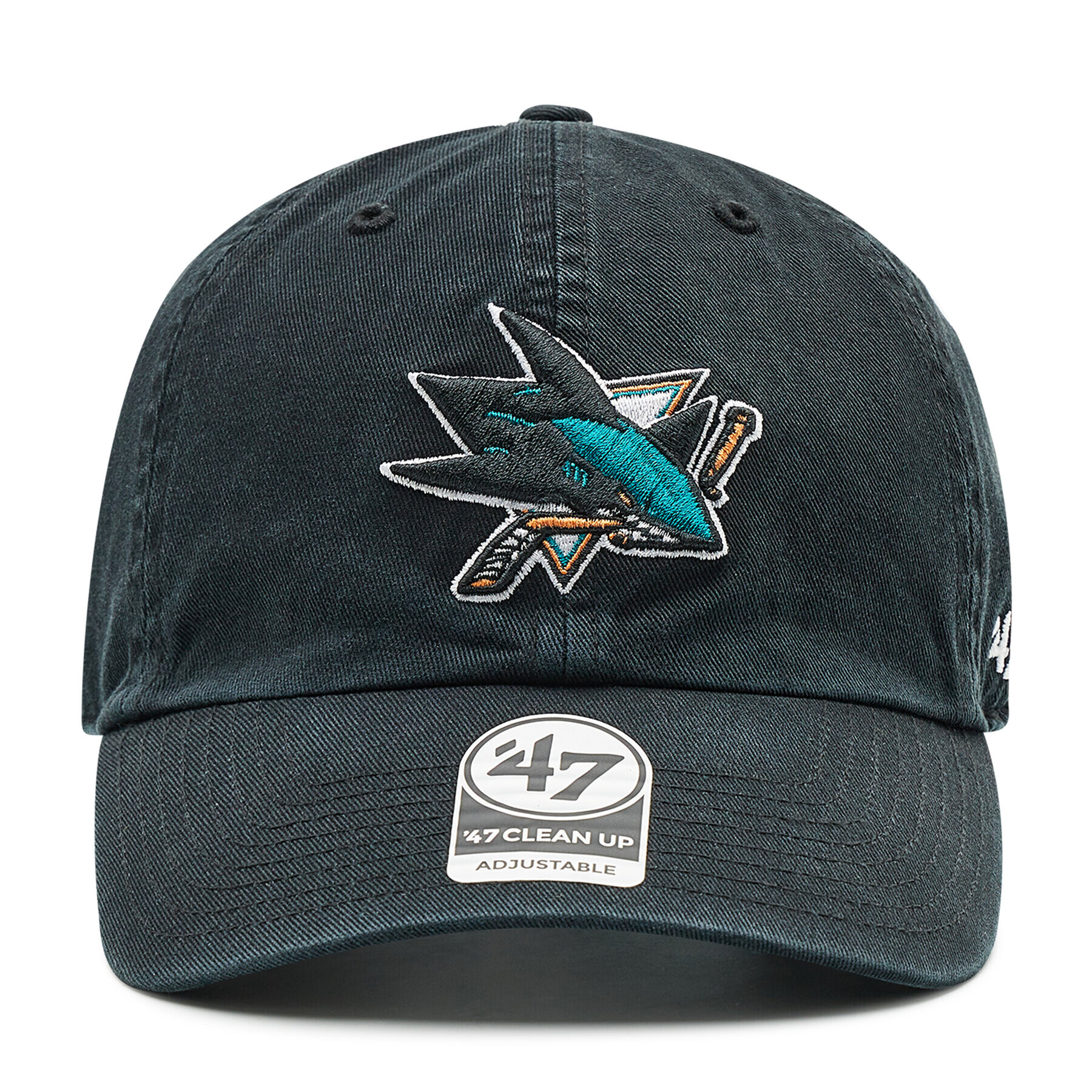 47 Brand Шапка с козирка San Jose Sharks '47 Clean Up H-RGW22GWS-BK Черен - Pepit.bg