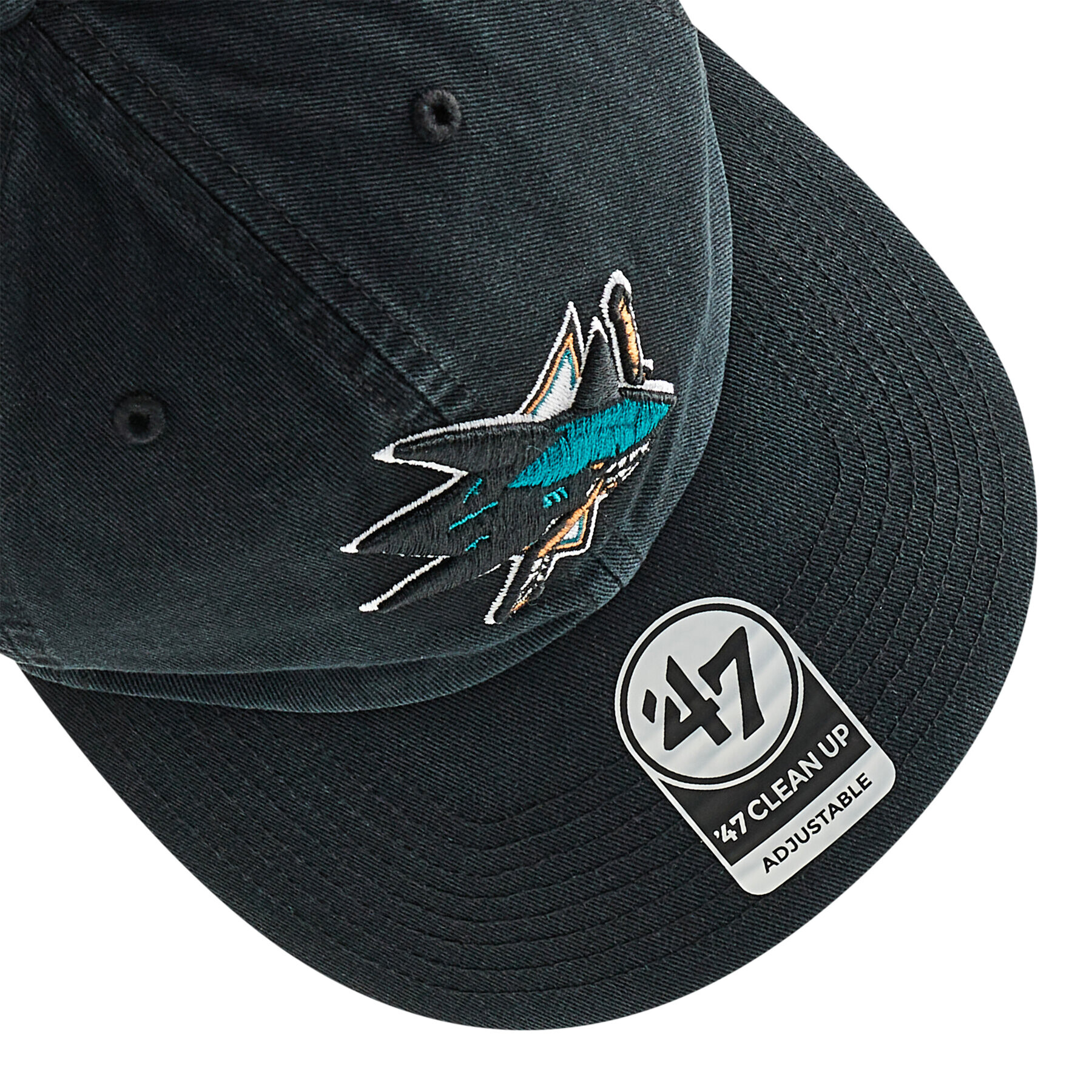 47 Brand Шапка с козирка San Jose Sharks '47 Clean Up H-RGW22GWS-BK Черен - Pepit.bg