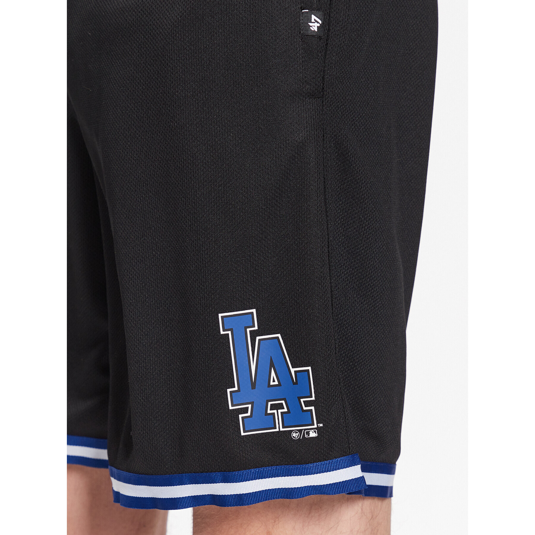 47 Brand Спортни шорти Los Angeles Dodgers Back Court 47 Grafton Shorts Черен Regular Fit - Pepit.bg