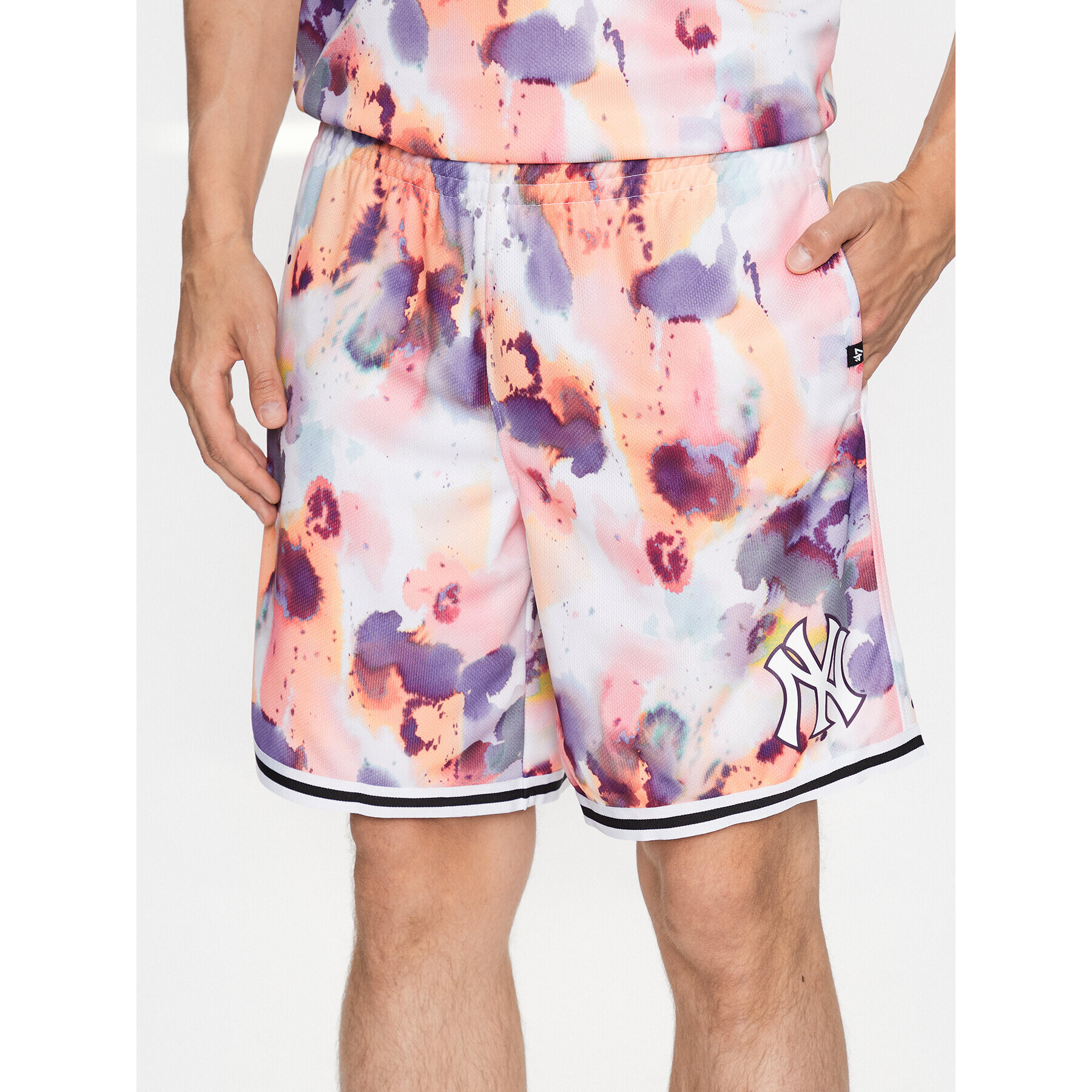 47 Brand Спортни шорти New York Yankees Day Glow Repeat 47 Grafton Shorts Цветен Regular Fit - Pepit.bg