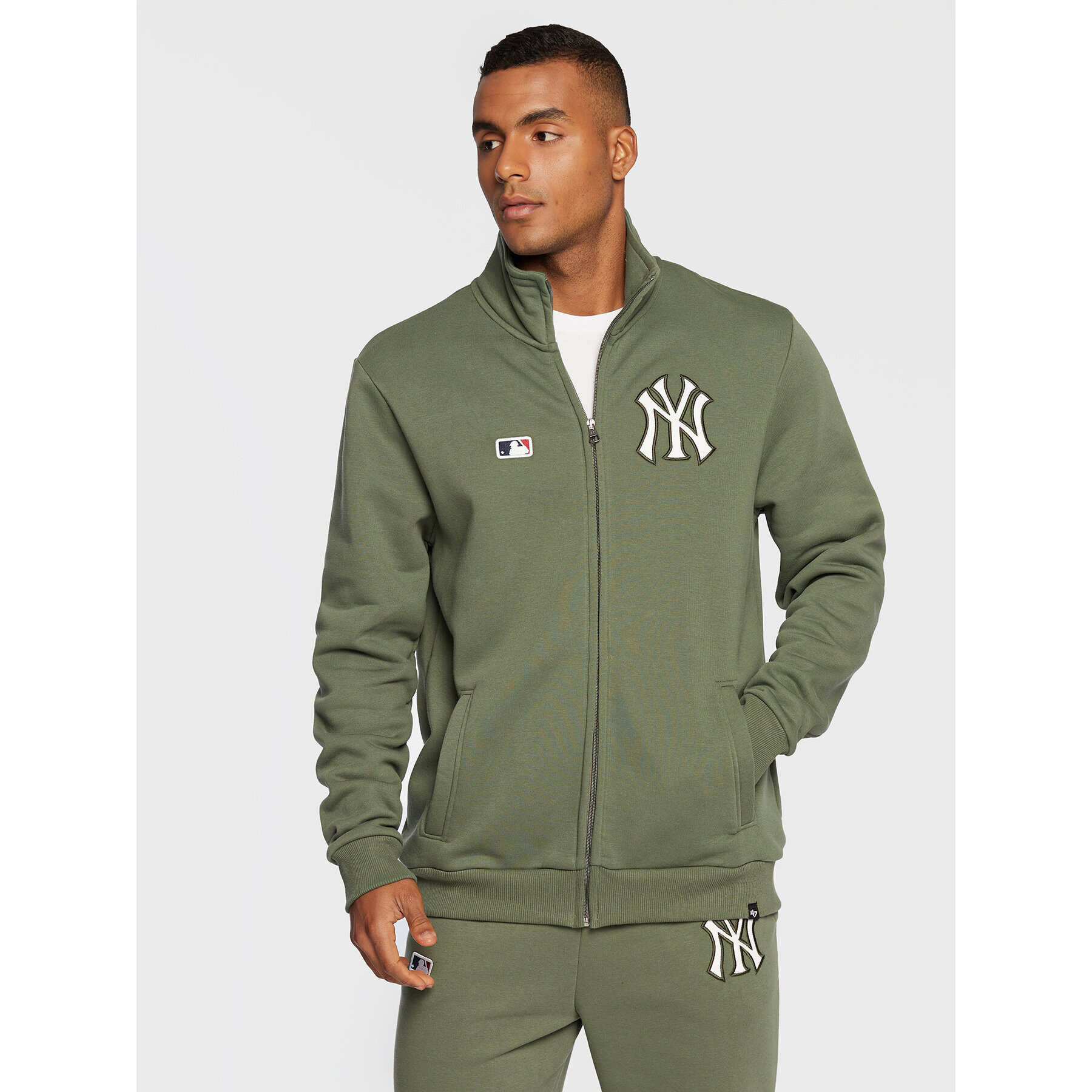 47 Brand Суитшърт Core 47 Islington BB017PMCITJ561394MS Зелен Regular Fit - Pepit.bg
