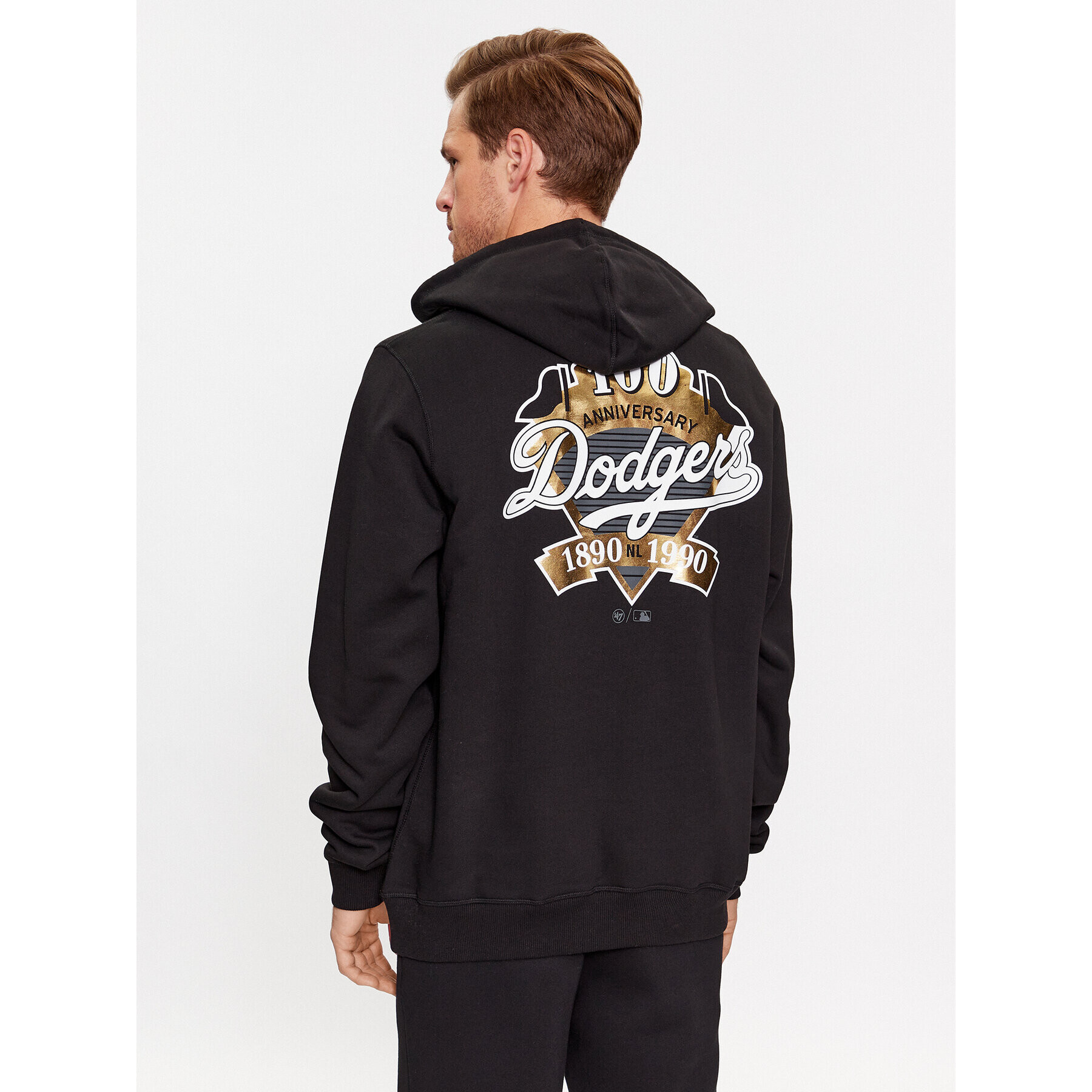 47 Brand Суитшърт Los Angeles Dodgers BC012PMGUDR590419JK Черен Regular Fit - Pepit.bg