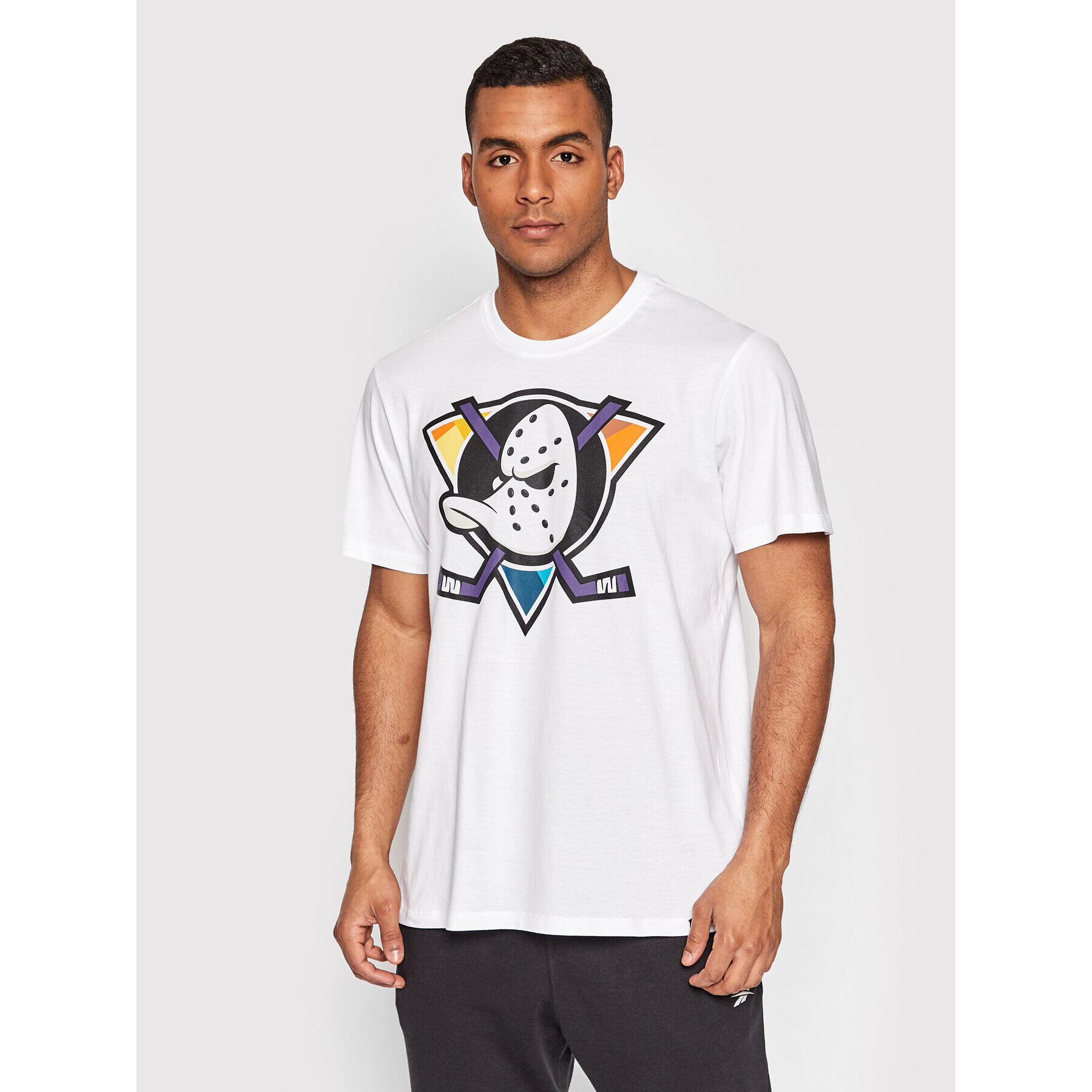 47 Brand Тишърт Echo HH025TEMECH554260WW Бял Regular Fit - Pepit.bg