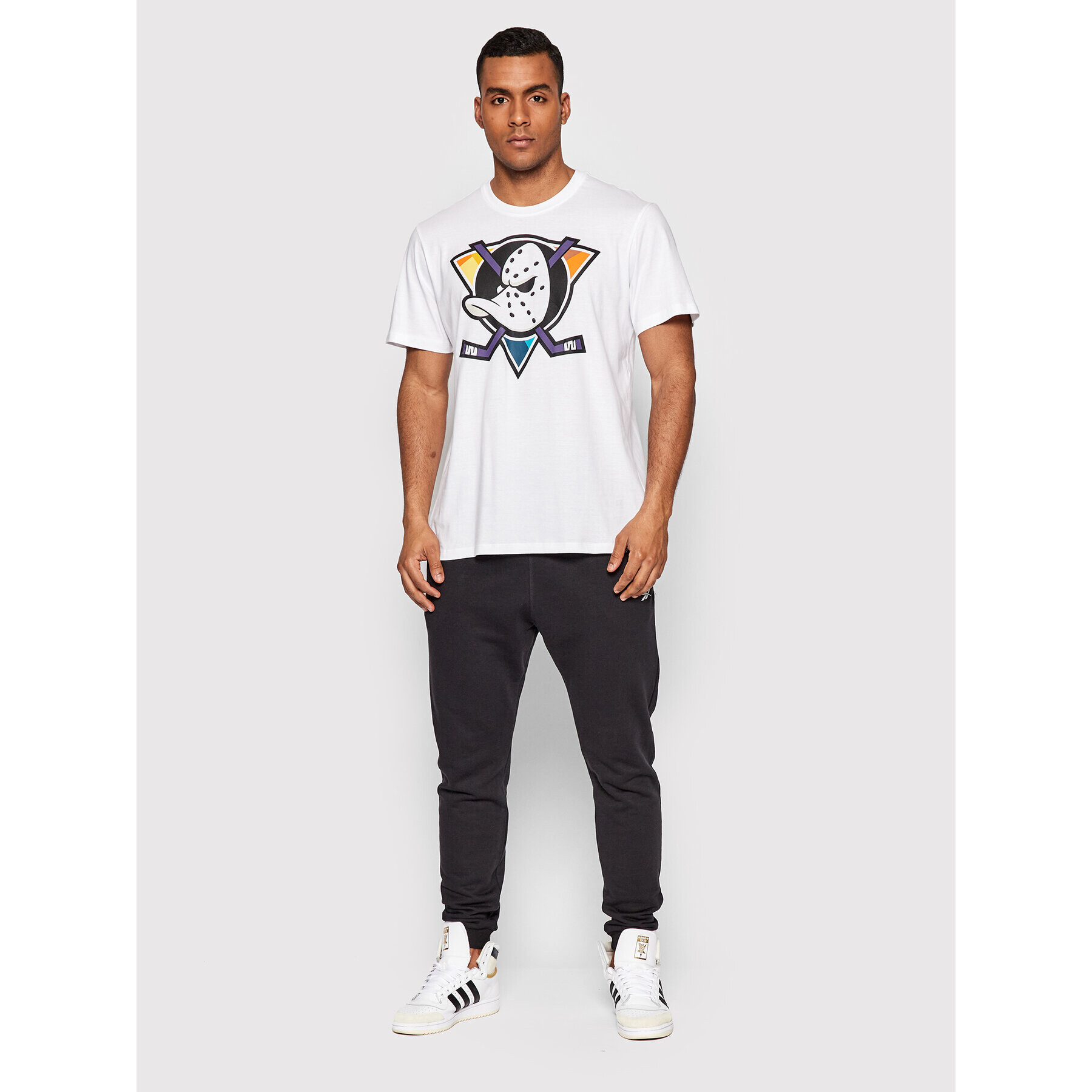 47 Brand Тишърт Echo HH025TEMECH554260WW Бял Regular Fit - Pepit.bg