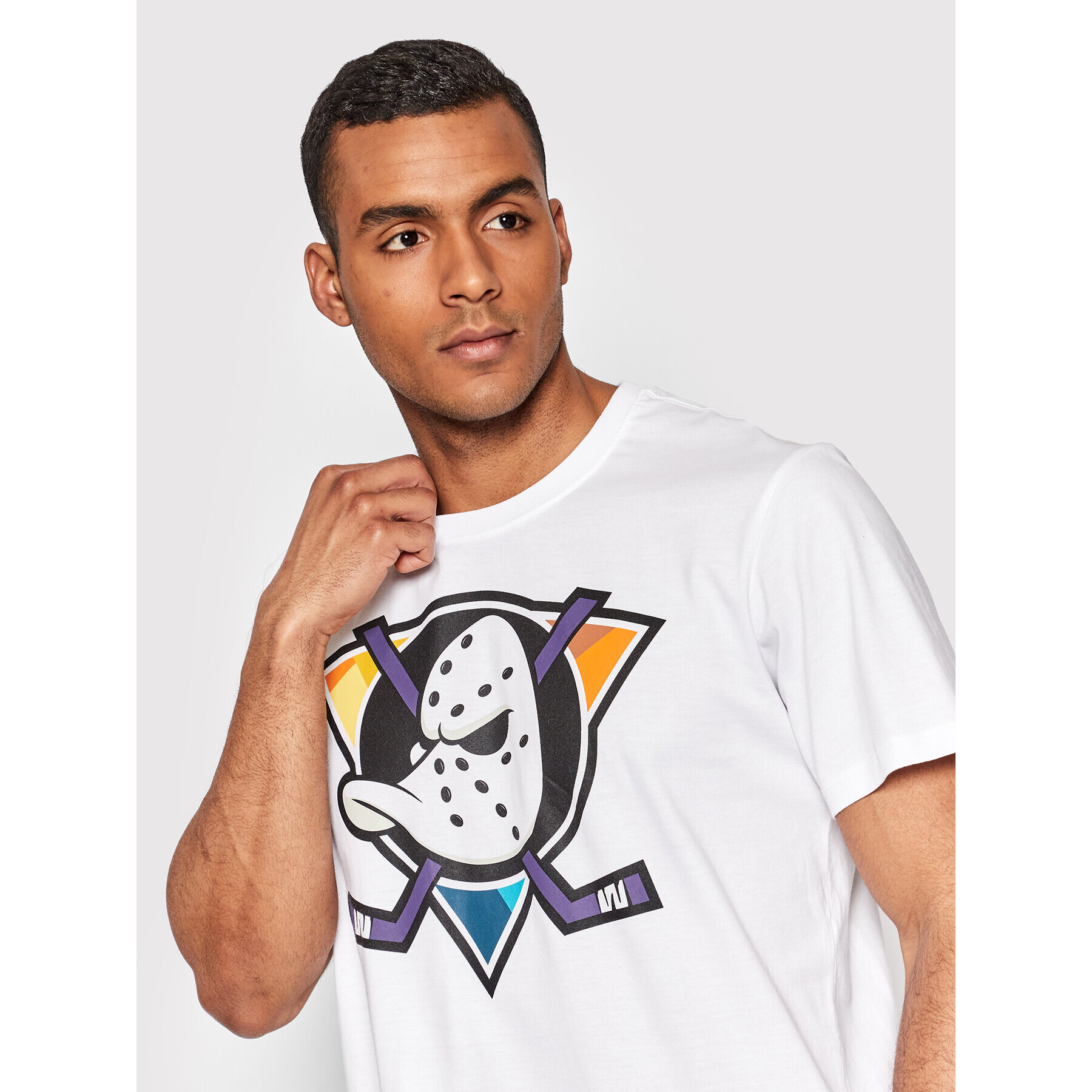 47 Brand Тишърт Echo HH025TEMECH554260WW Бял Regular Fit - Pepit.bg