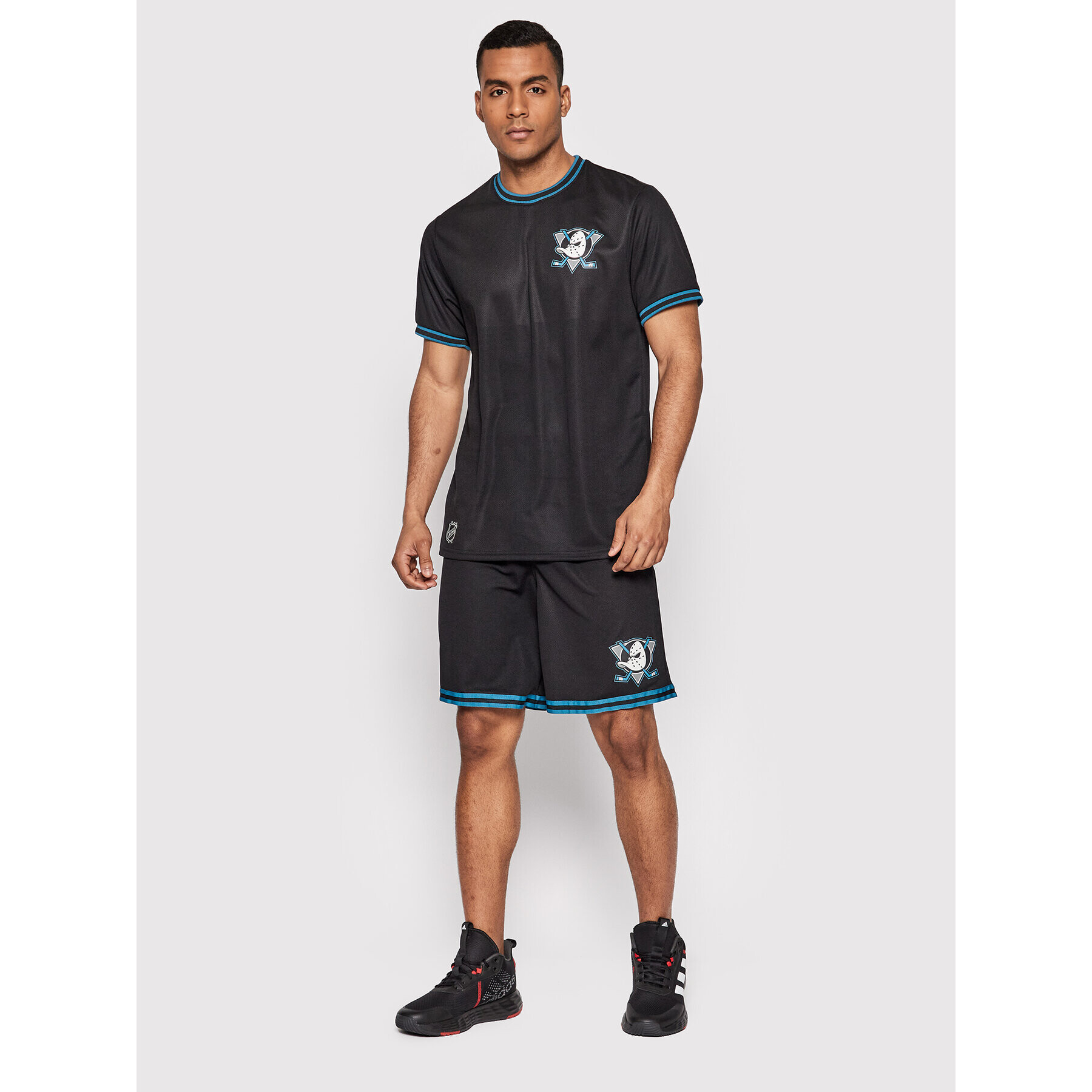 47 Brand Тишърт Grafton HH025TEMGRT549844JK Черен Regular Fit - Pepit.bg