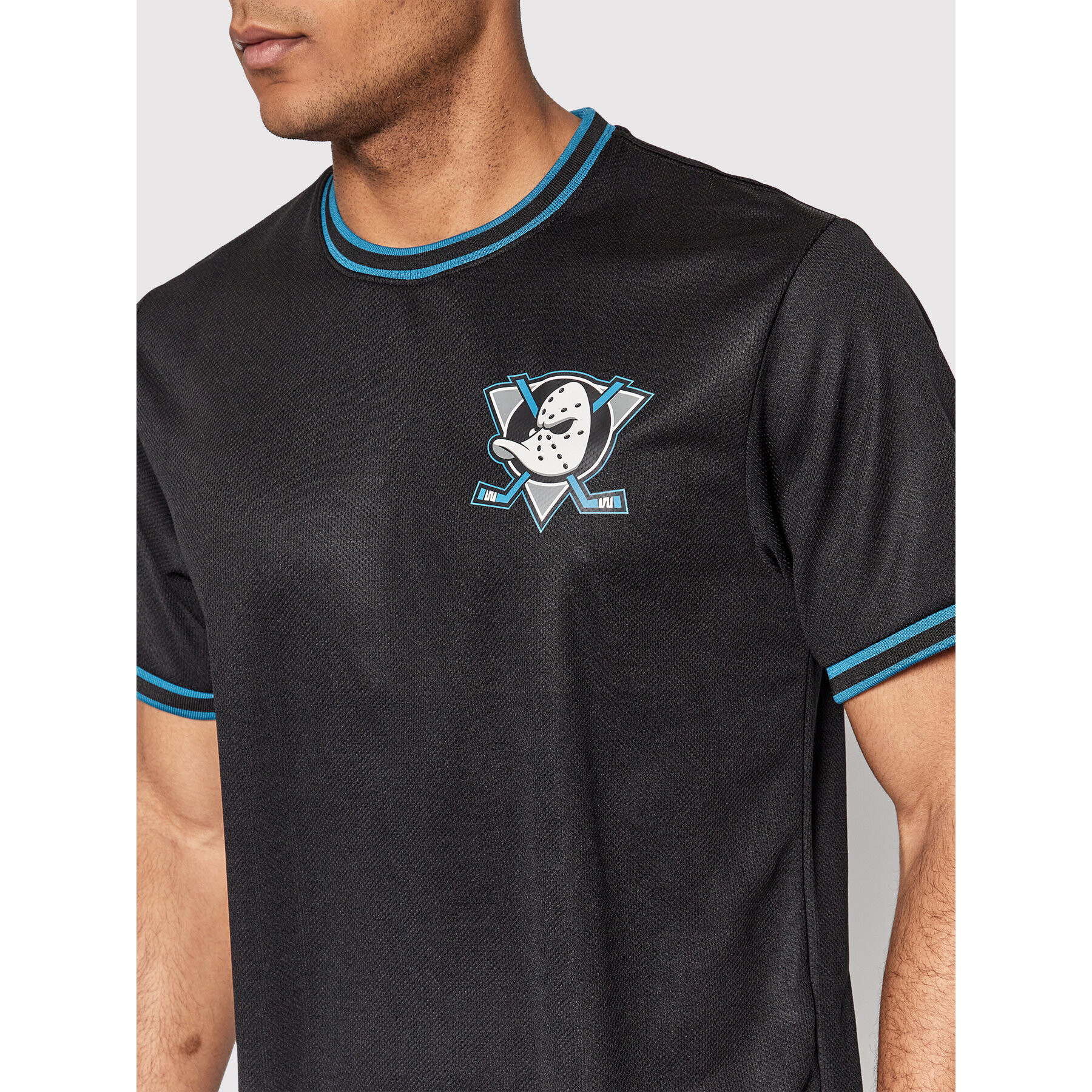 47 Brand Тишърт Grafton HH025TEMGRT549844JK Черен Regular Fit - Pepit.bg