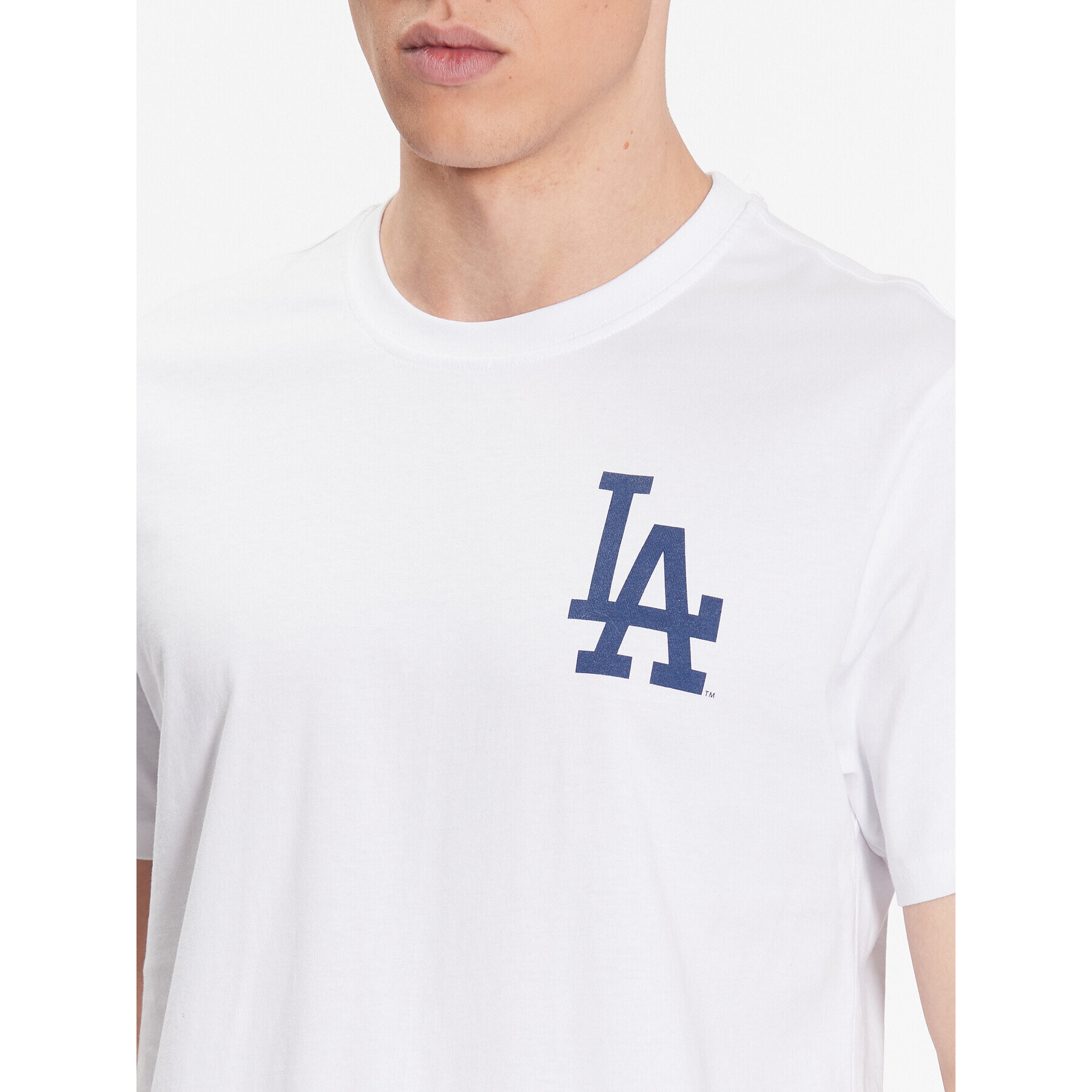 47 Brand Тишърт Los Angeles Dodgers World Series Backer '47 Echo Tee Бял Regular Fit - Pepit.bg