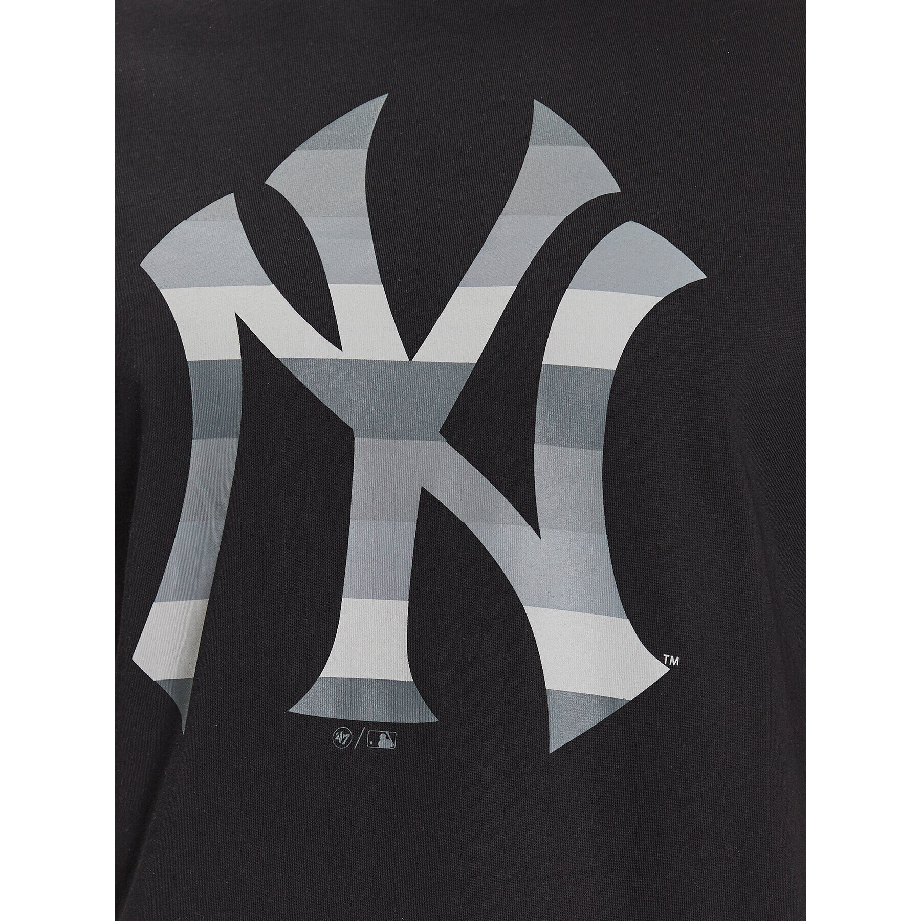 47 Brand Тишърт New York Yankees '47 Echo Tee Черен Regular Fit - Pepit.bg