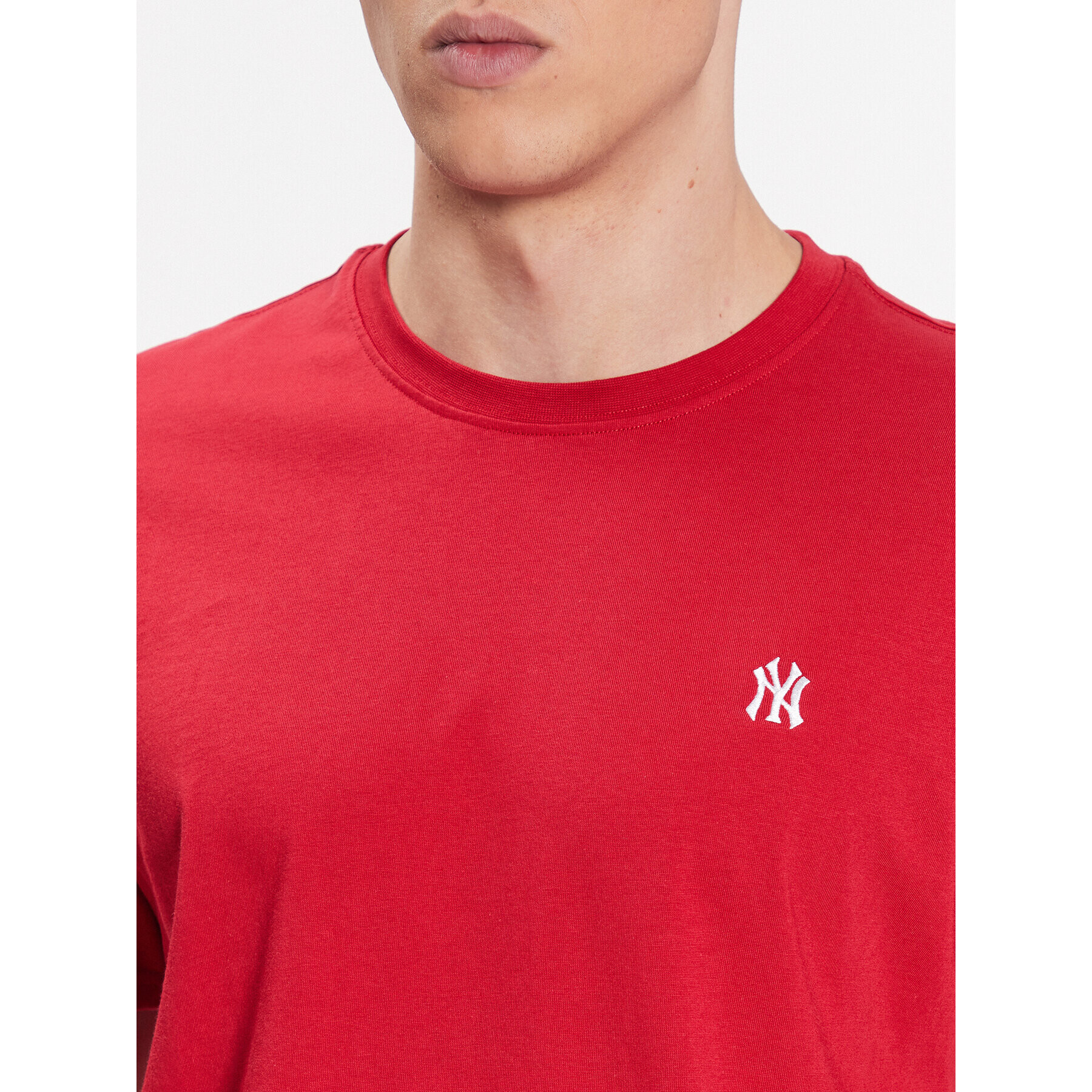 47 Brand Тишърт New York Yankees Base Runner Lc Emb 47 Echo Tee Червен Regular Fit - Pepit.bg