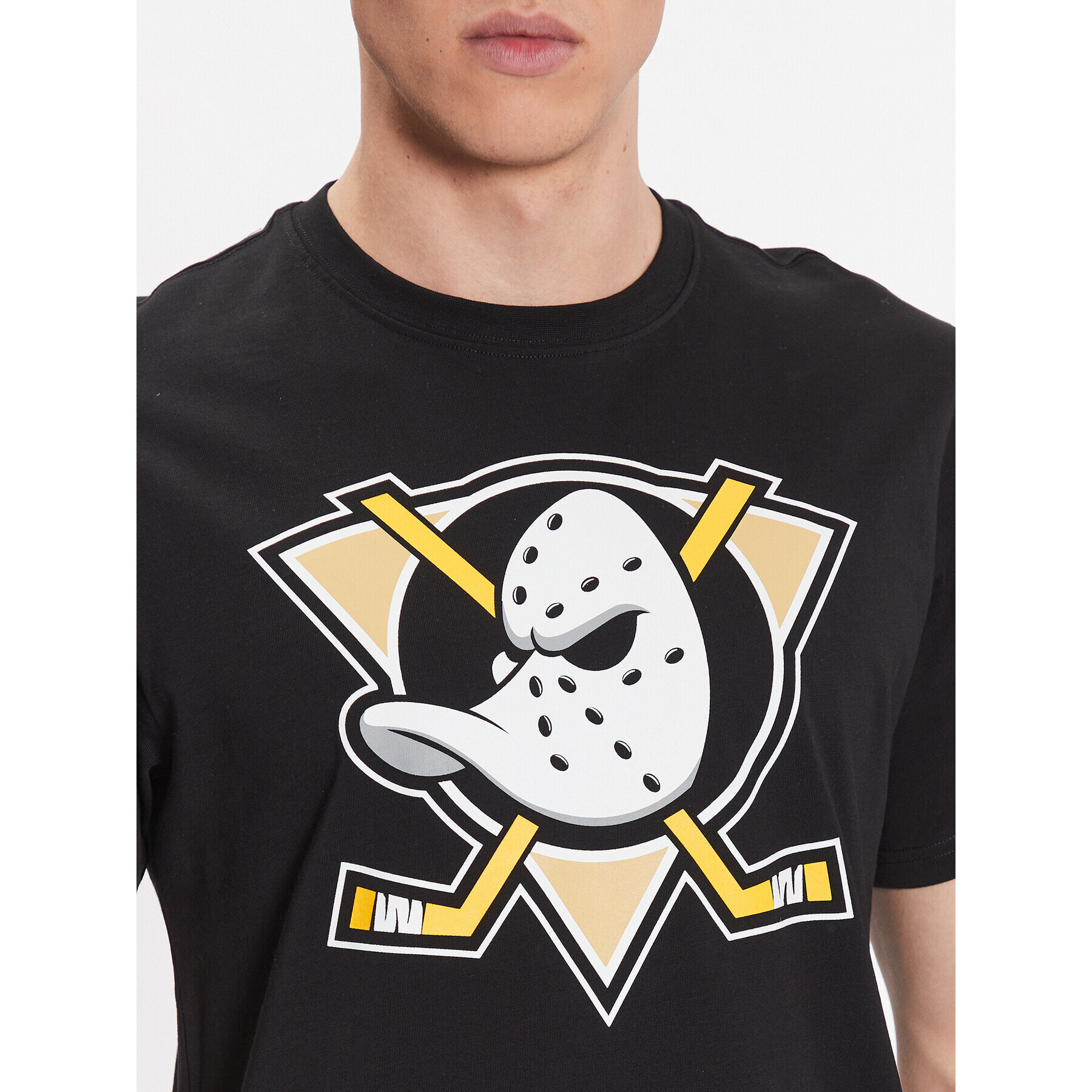 47 Brand Тишърт NHL Anaheim Ducks Imprint '47 Echo Tee HH025TEMIME544157JK Черен Regular Fit - Pepit.bg