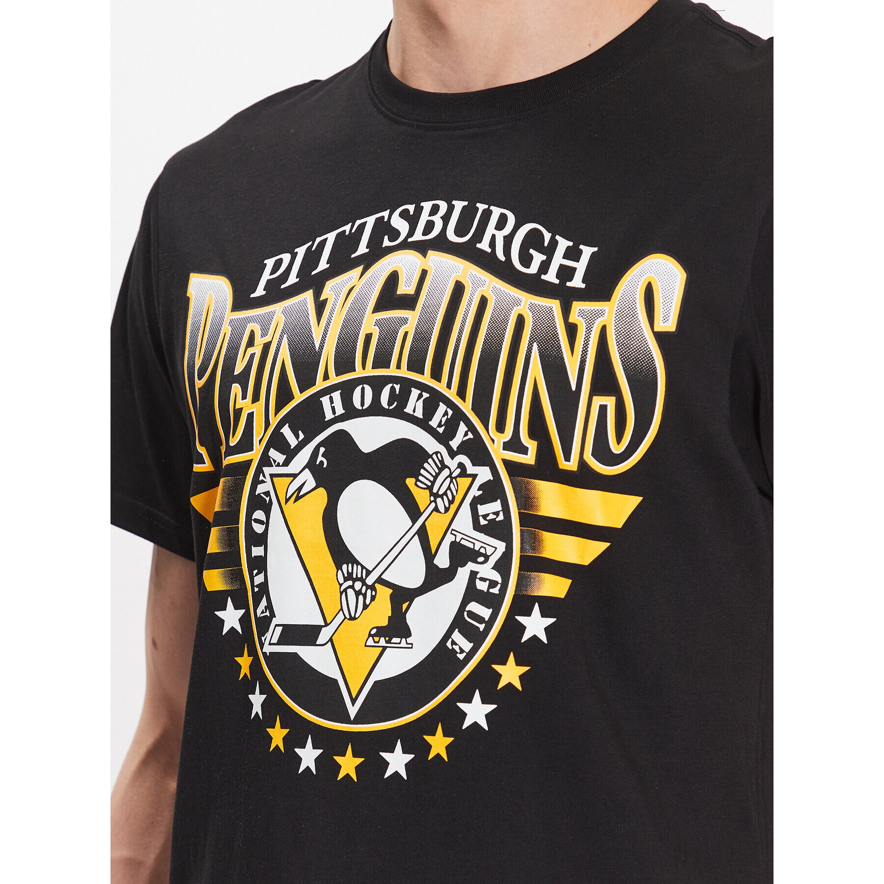 47 Brand Тишърт Pittsburgh Penguins '47 Echo Tee Черен Regular Fit - Pepit.bg