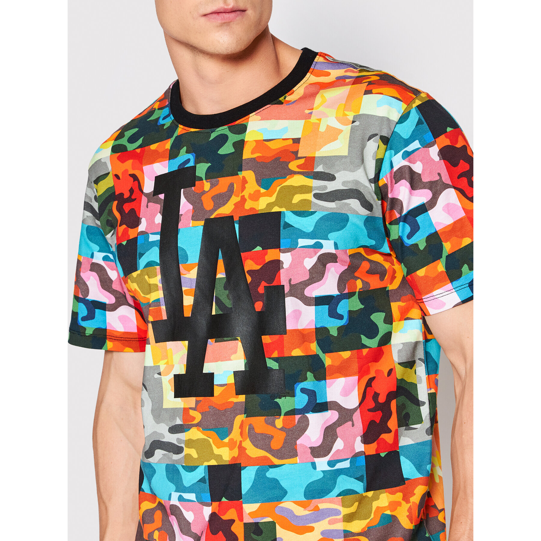 47 Brand Тишърт Psychedelic Repeat Echo BB012TEMPET556936ZI Цветен Regular Fit - Pepit.bg