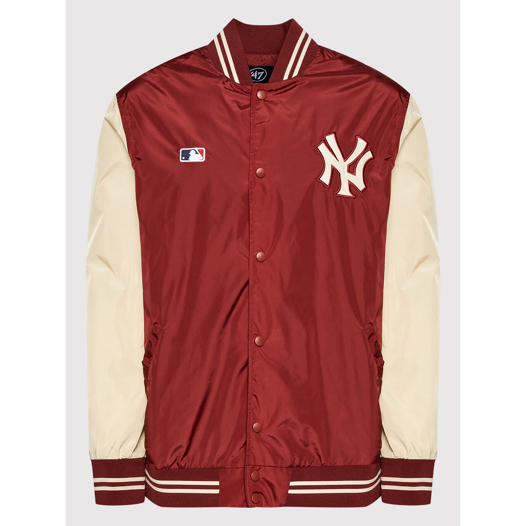 47 Brand Яке бомбър New York Yankees BB017PEMDTJ551982CA Бордо Regular Fit - Pepit.bg