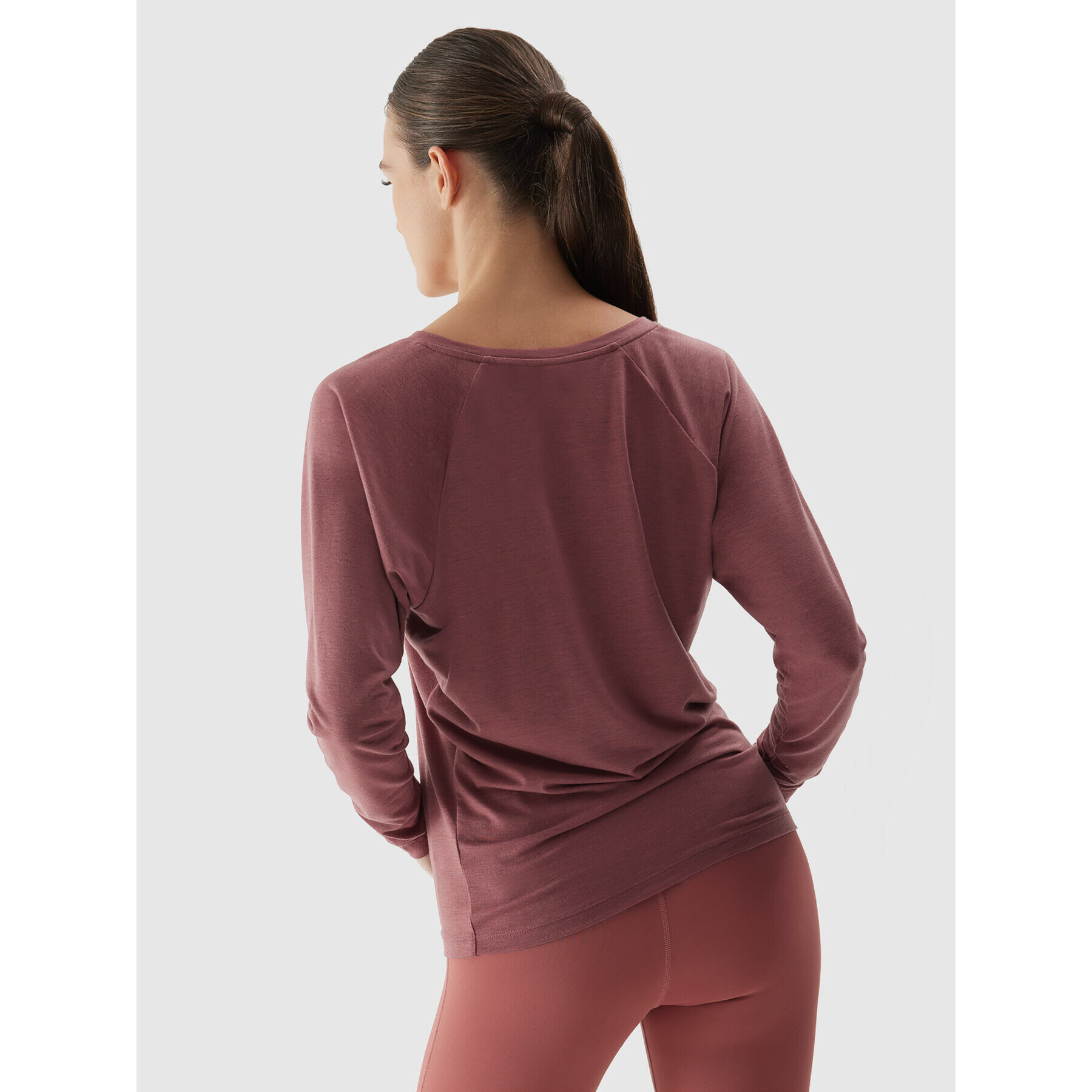 4F Блуза AW23TFLOF153 Червен Slim Fit - Pepit.bg