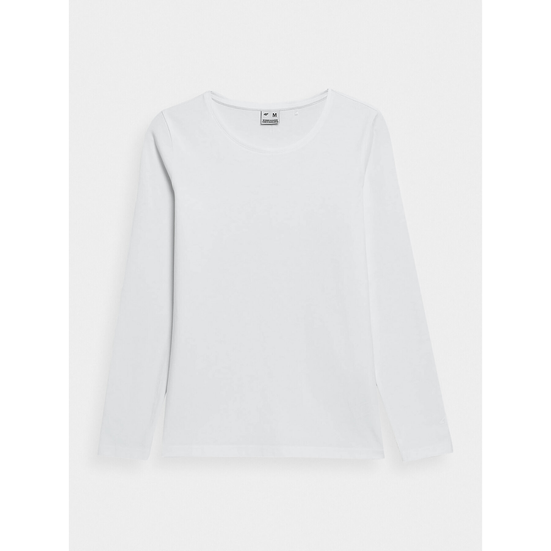 4F Блуза AW23TLONF167 Бял Slim Fit - Pepit.bg
